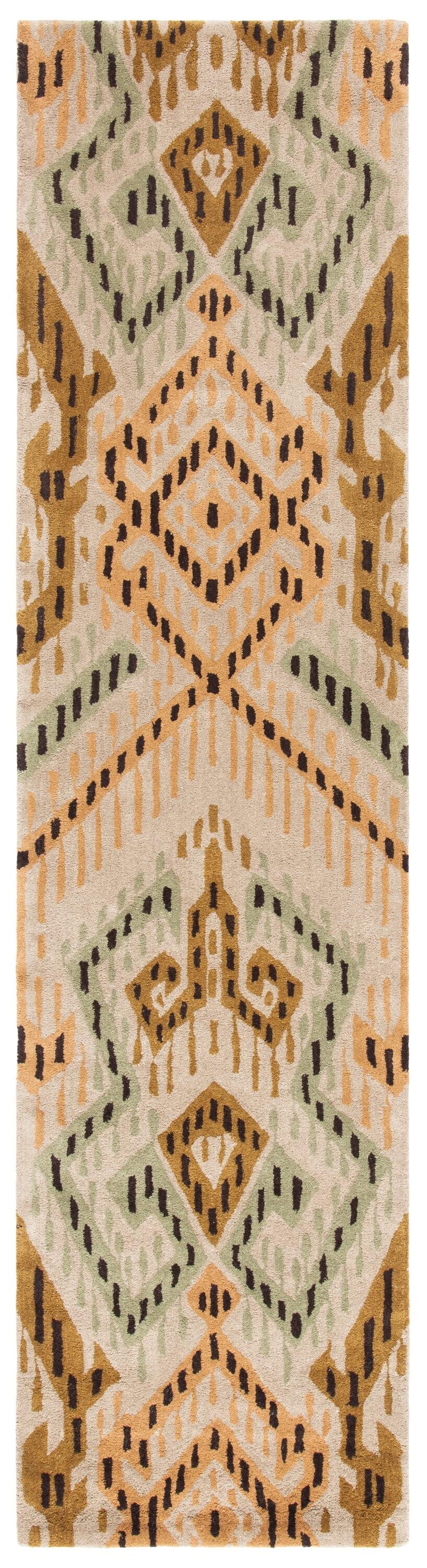 Dakota Fields Eaton Wyndham Hand Tufted Wool Geometric Rug