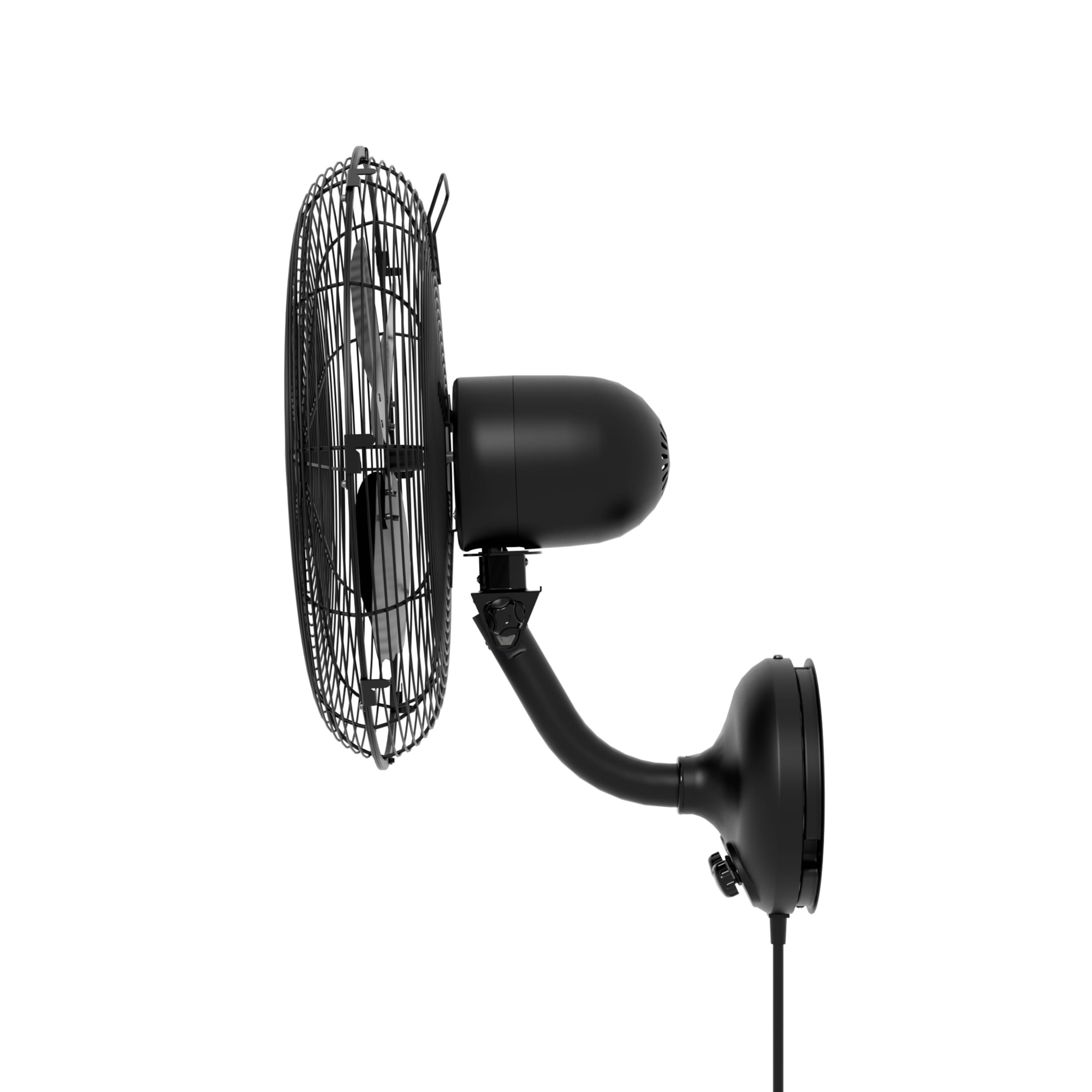 HUNTER - 97318 - Oscillating Wall Mounted Fan 16 inch 3 speeds Classic W16