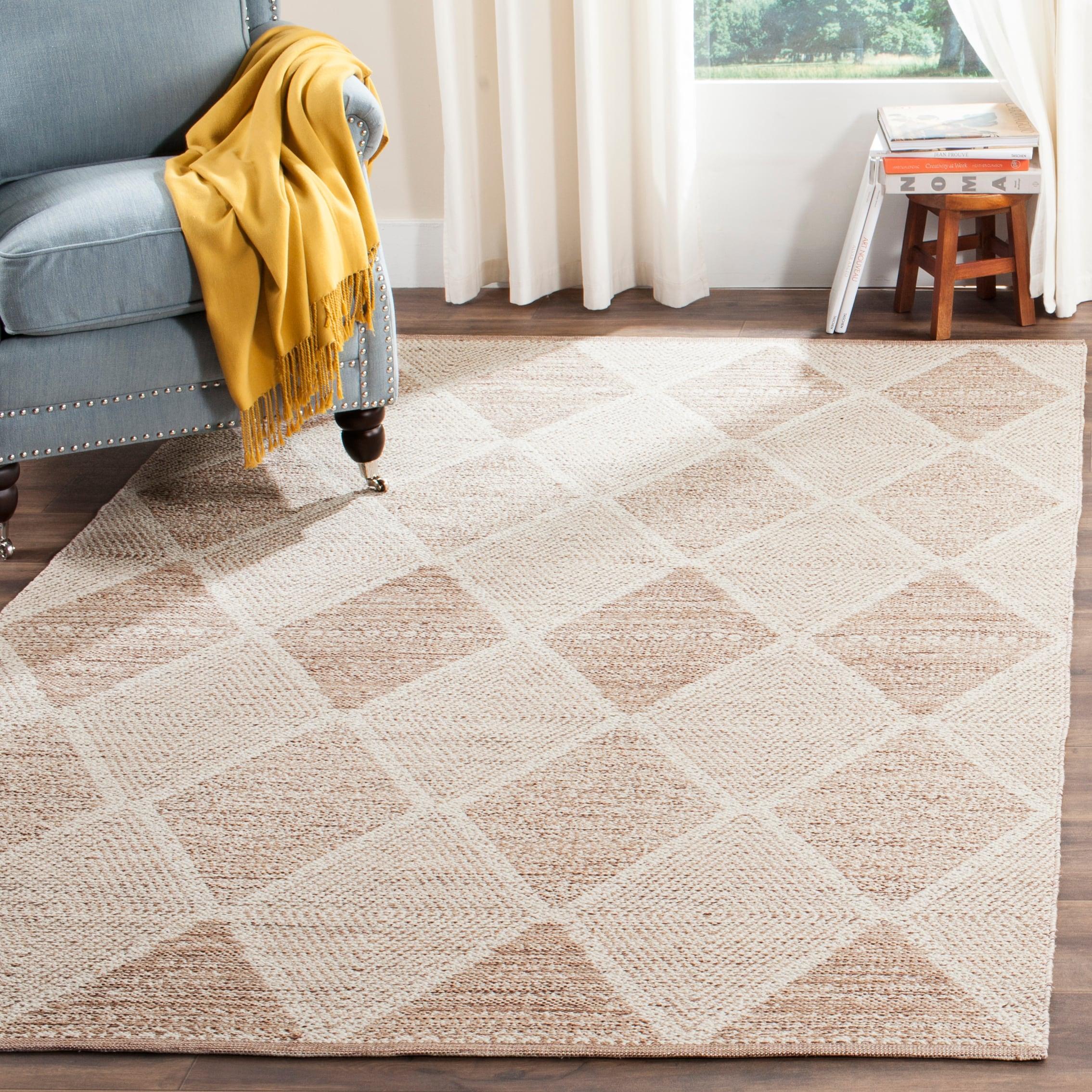 Montauk MTK822 Hand Woven Indoor Area Rug - Beige - 10'x14' - Safavieh.