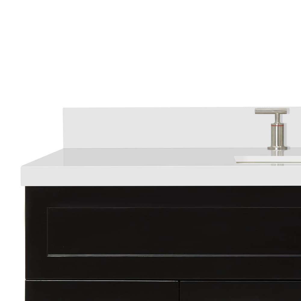Ariel F055s-Wq-Vo Hamlet 55" Freestanding Single Basin Vanity Set - Black