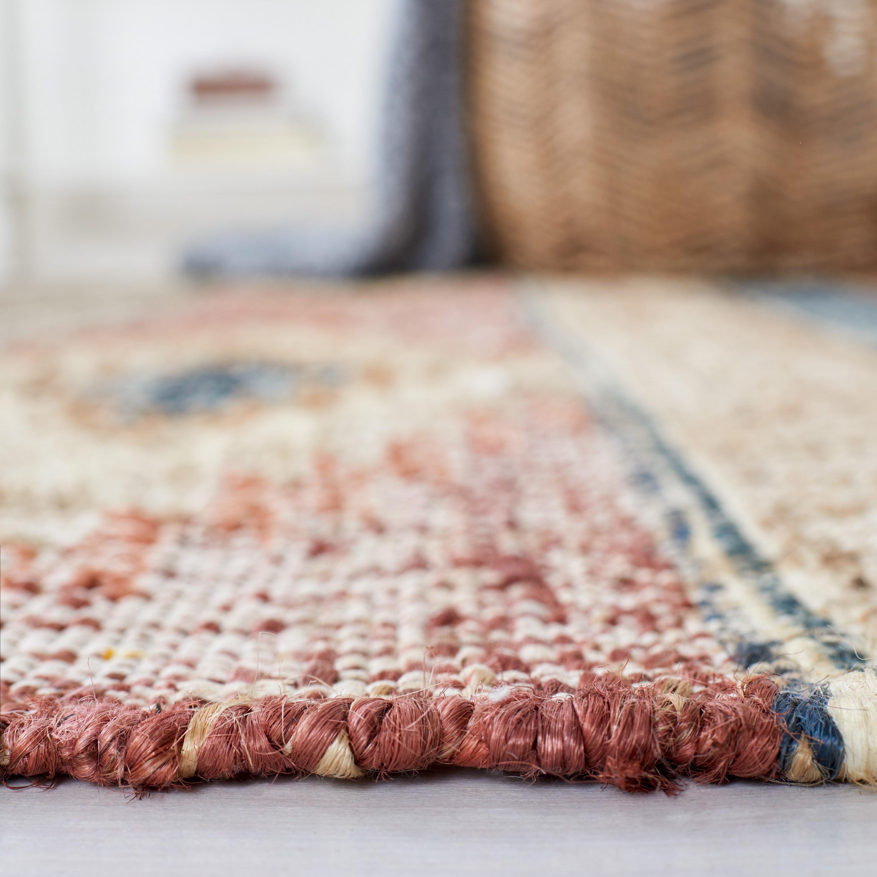 SAFAVIEH Kilim Marie Tribal Area Rug, Blue/Rust, 9' x 12'
