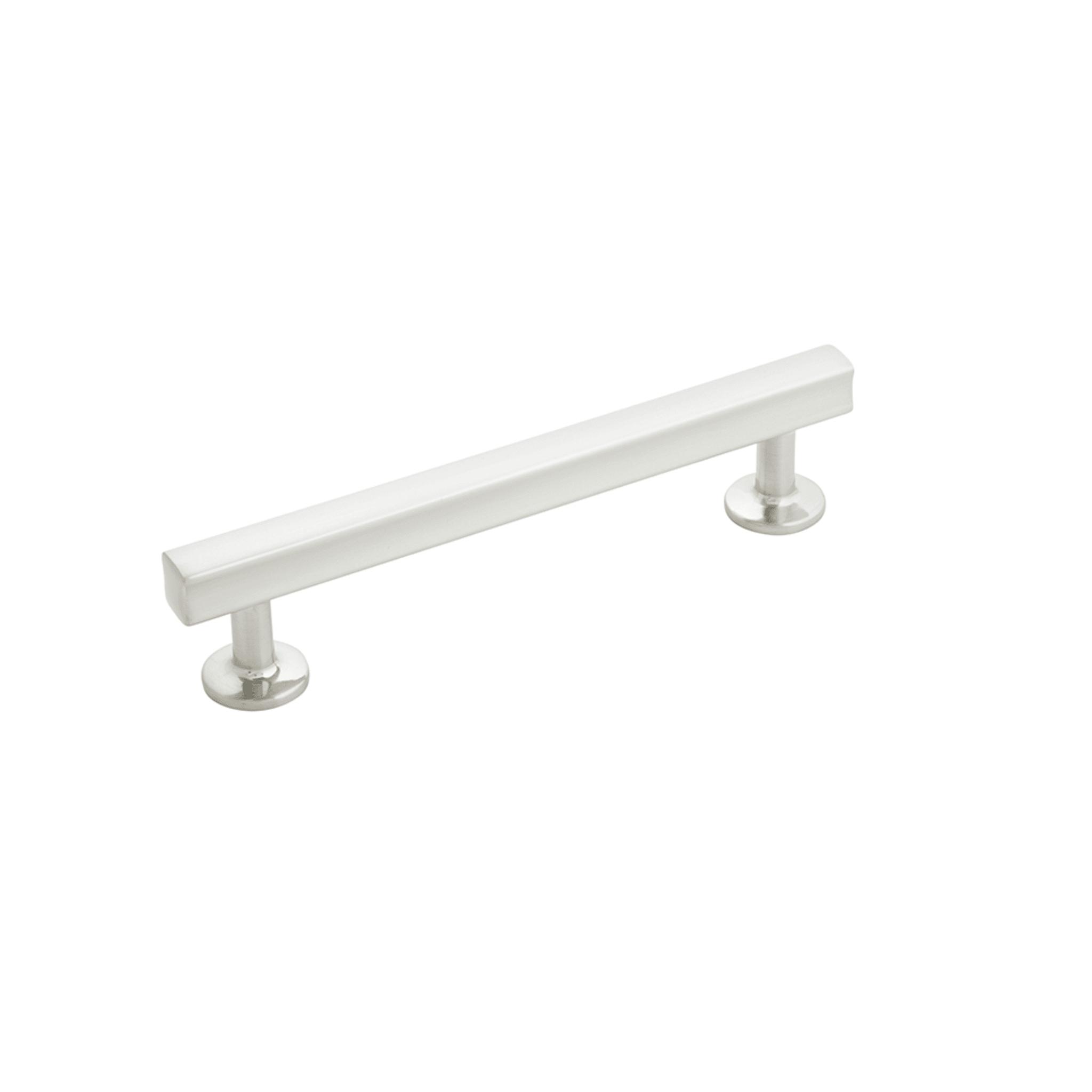 Brushed Nickel 5-1/16" Bar Cabinet Pull with Mounting Hardware