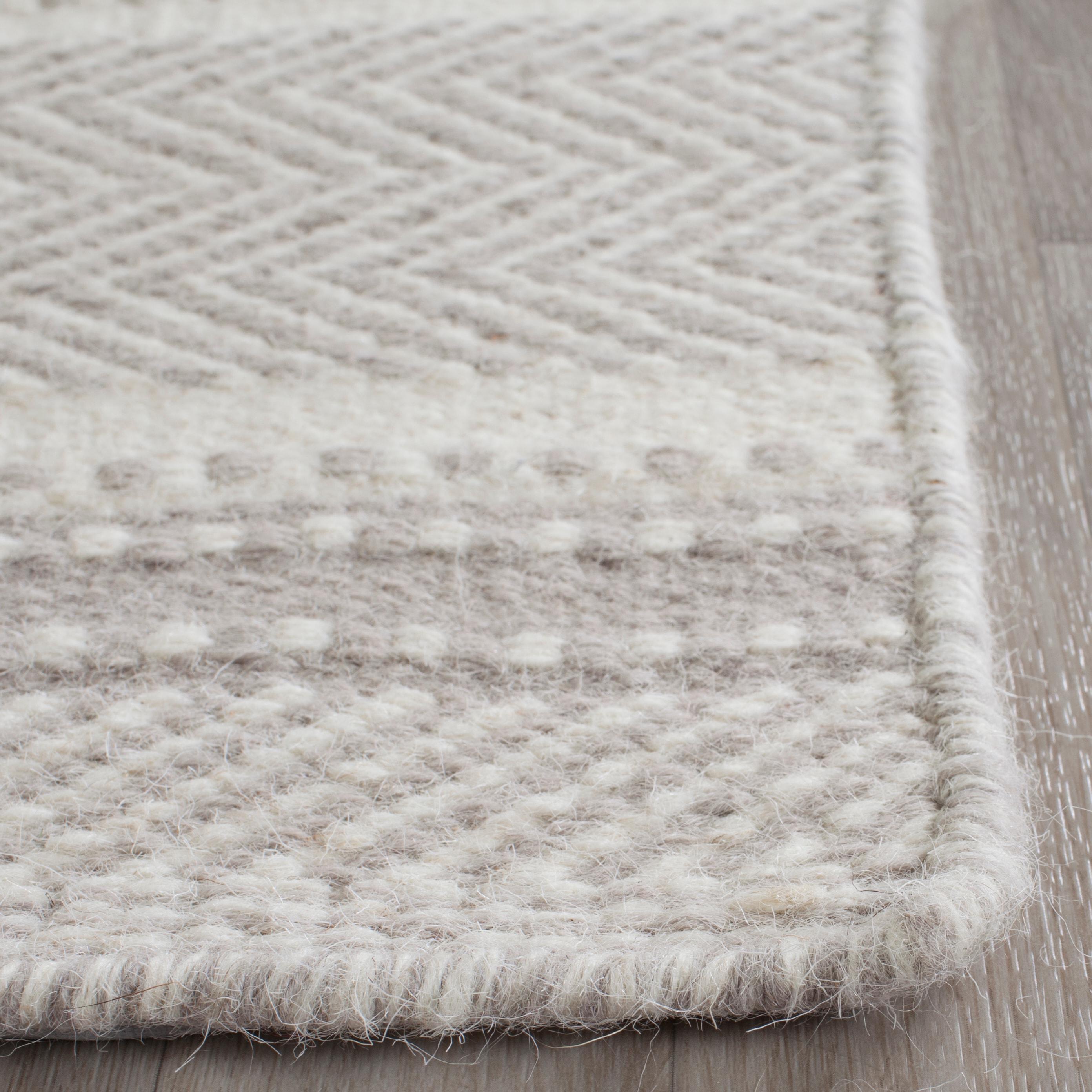 Kilim KLM419 Hand Woven Flat Weave Area Rug - Grey/Ivory - 5'x8' - Safavieh