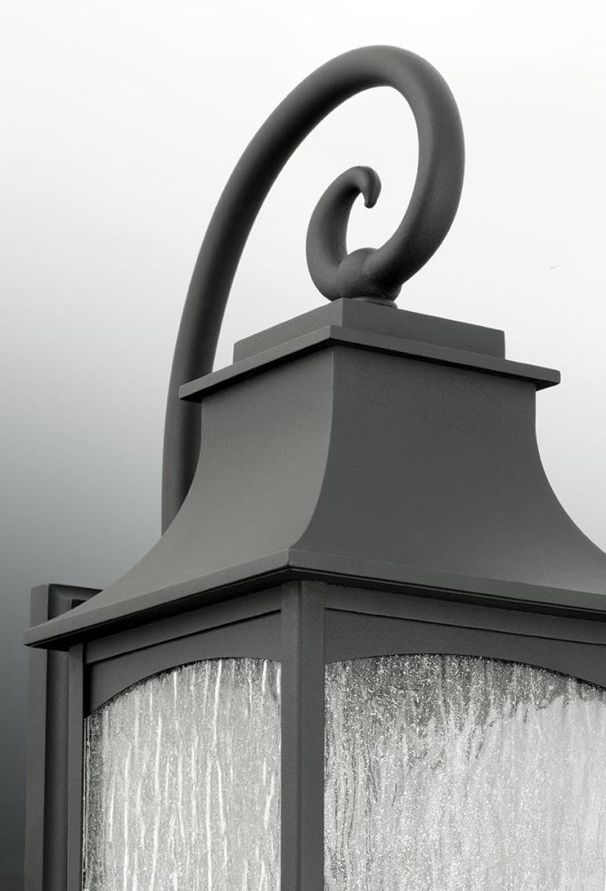 Progress Lighting Maison 1-Light Wall Lantern, Oil Rubbed Bronze, Clear Seeded Glass