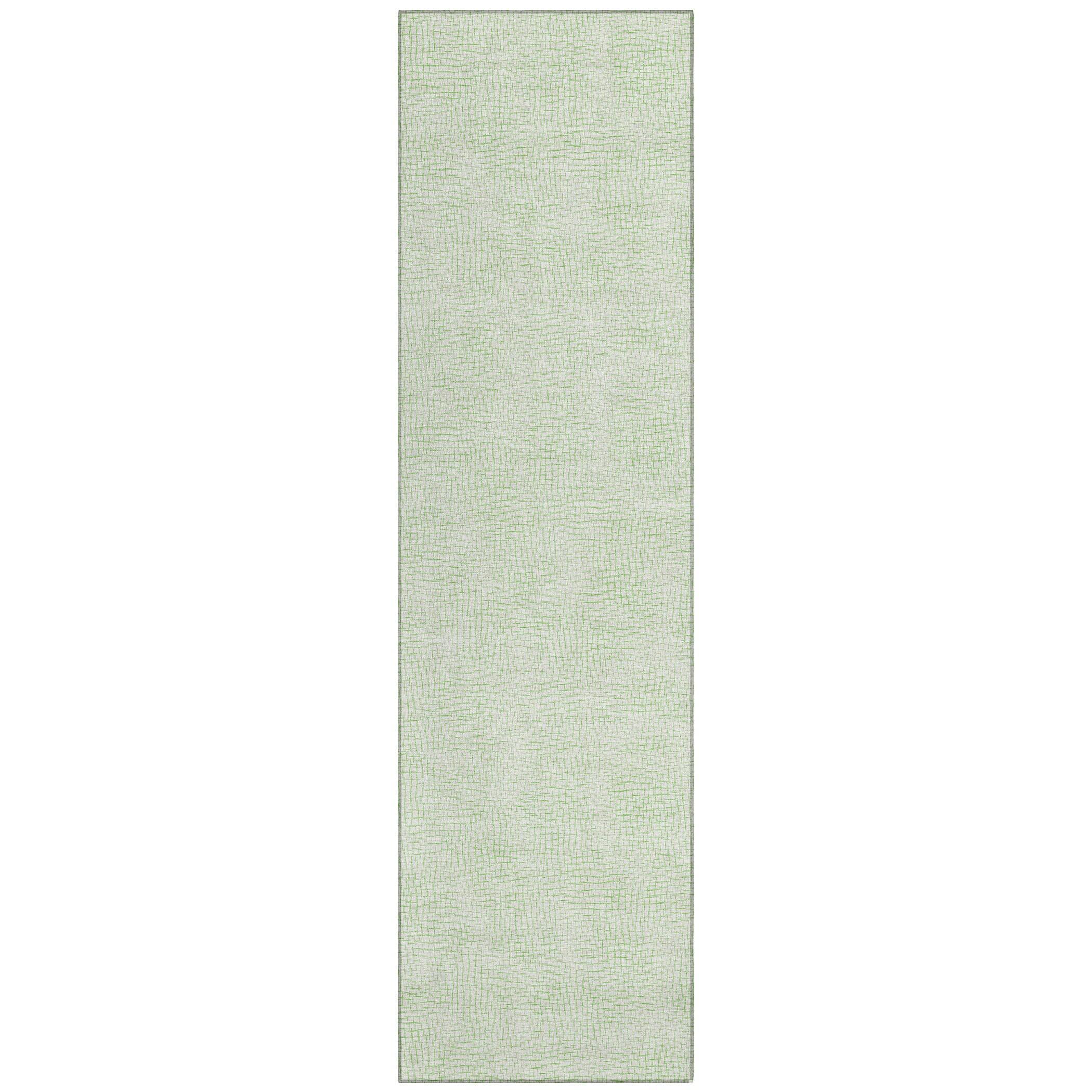 Machine Washable Indoor/Outdoor Chayden ACN1058 Mint Rug