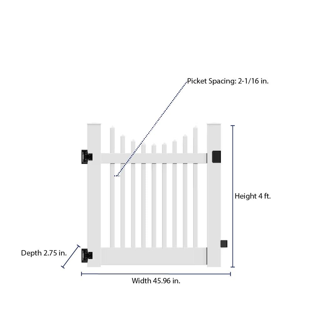 Barrette Outdoor Living Scallop Picket Gate