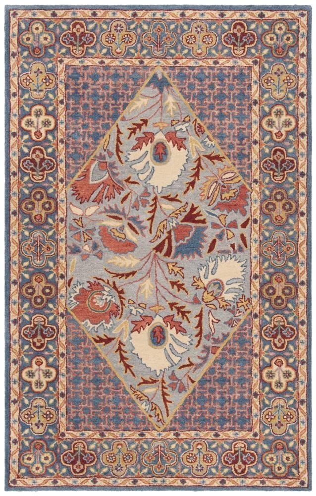 Safavieh  Handmade Antiquity Lugenia Traditional Oriental Wool Rug 4' x 6' 4' x 6' Indoor, Handmade