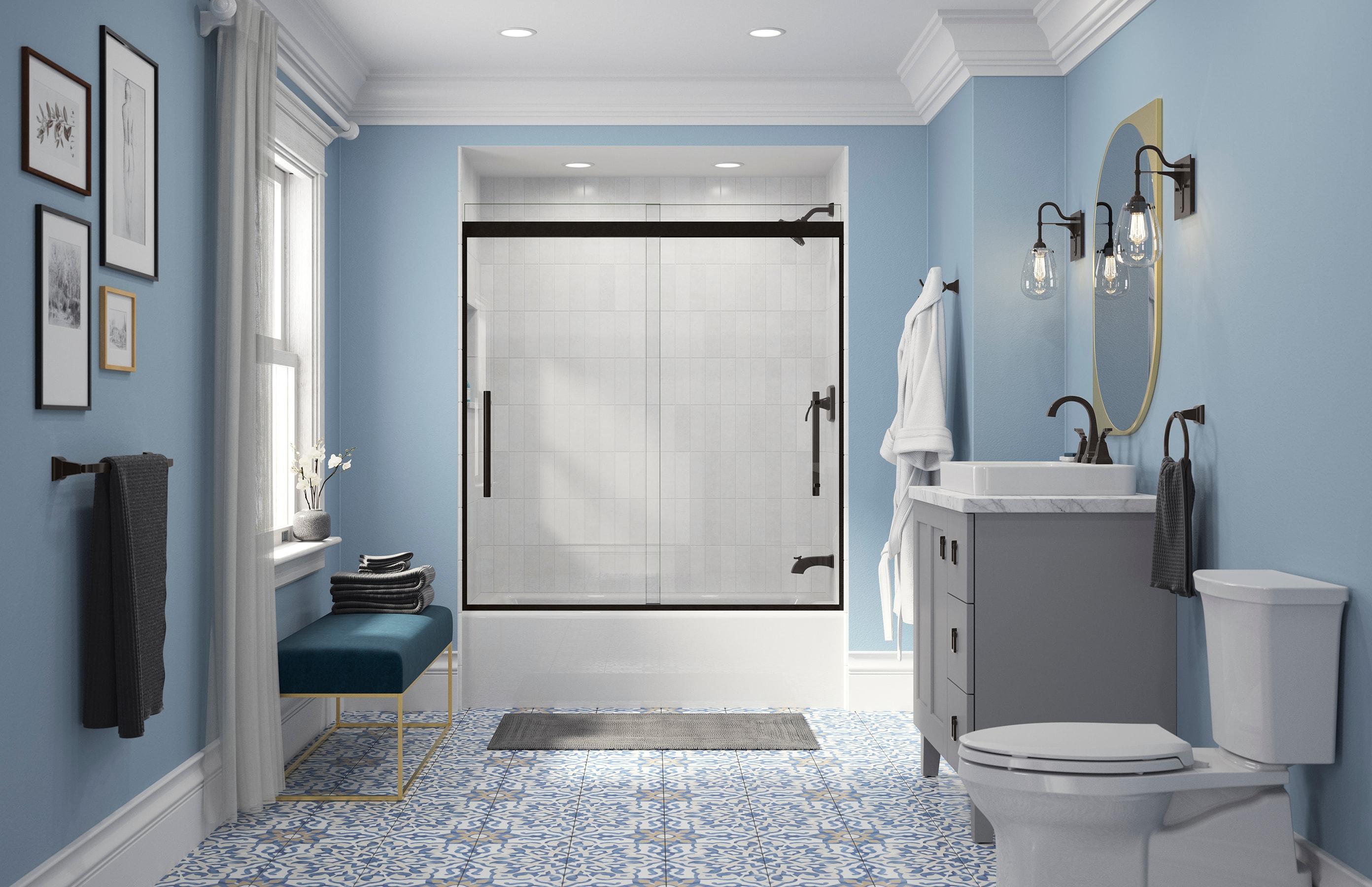 Avec 60 In. X 32 In. Alcove Bath, Right Drain