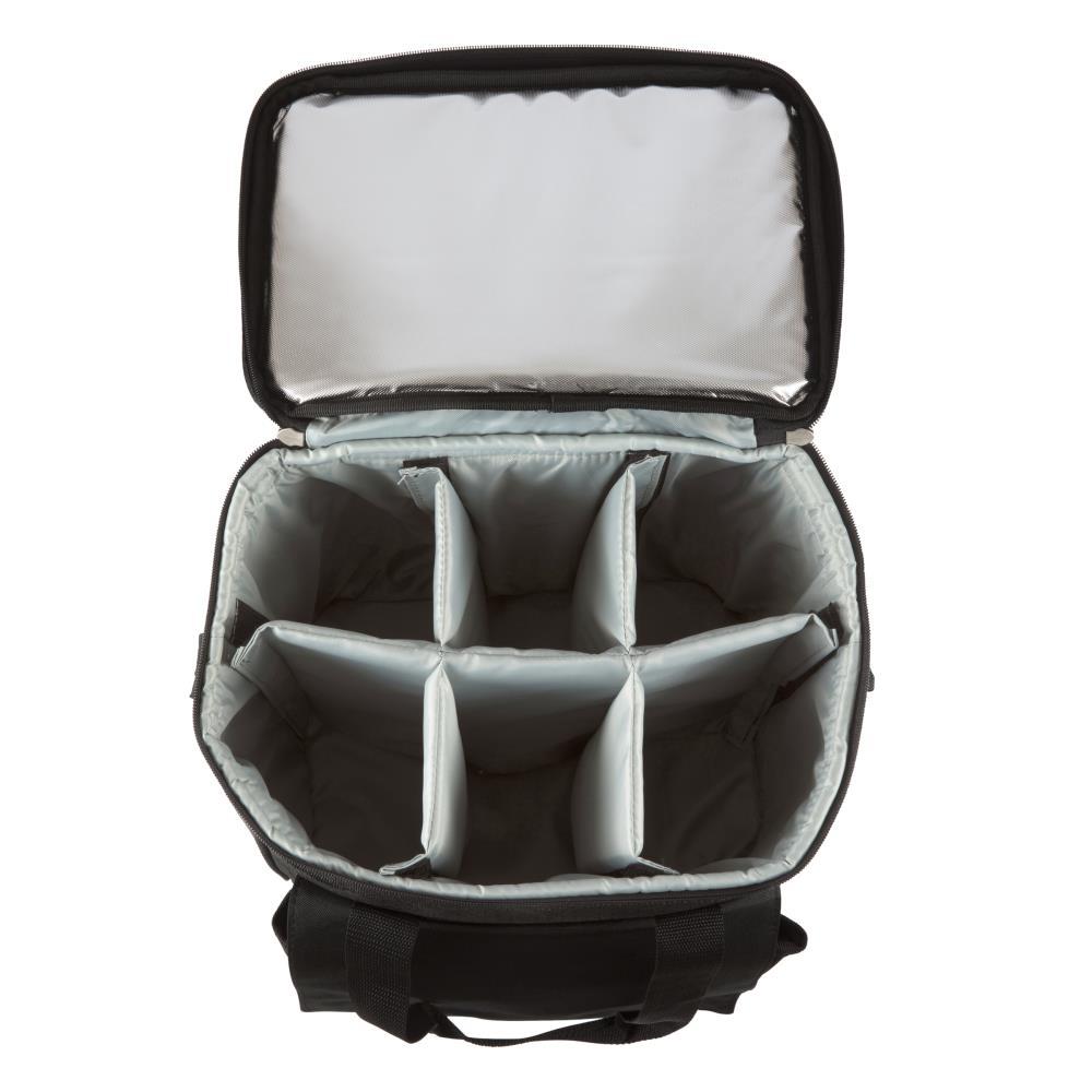 Arlmont & Co. Cellar 6-Bottle Wine Carrier & Cooler Tote with Trolley - Insulated Traveling Portable Wine Bag