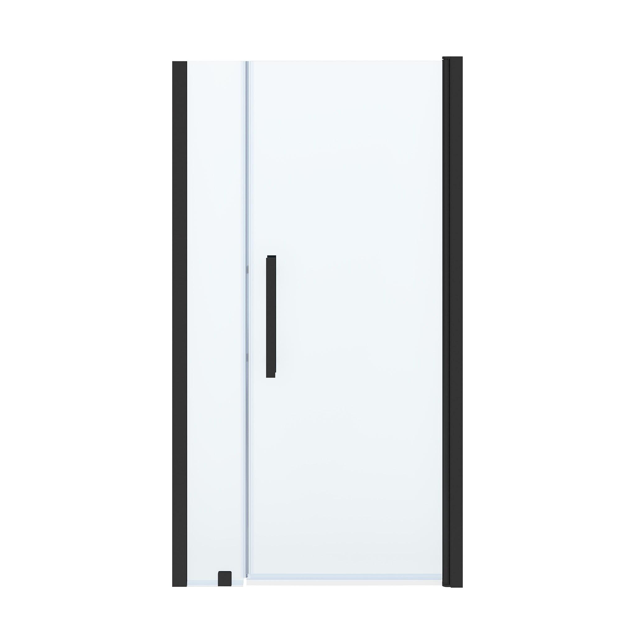 OVE Decors Pasadena 39 7/16 To 41 3/8 In. W X 72 In. H Alcove Frameless Pivot Shower Door