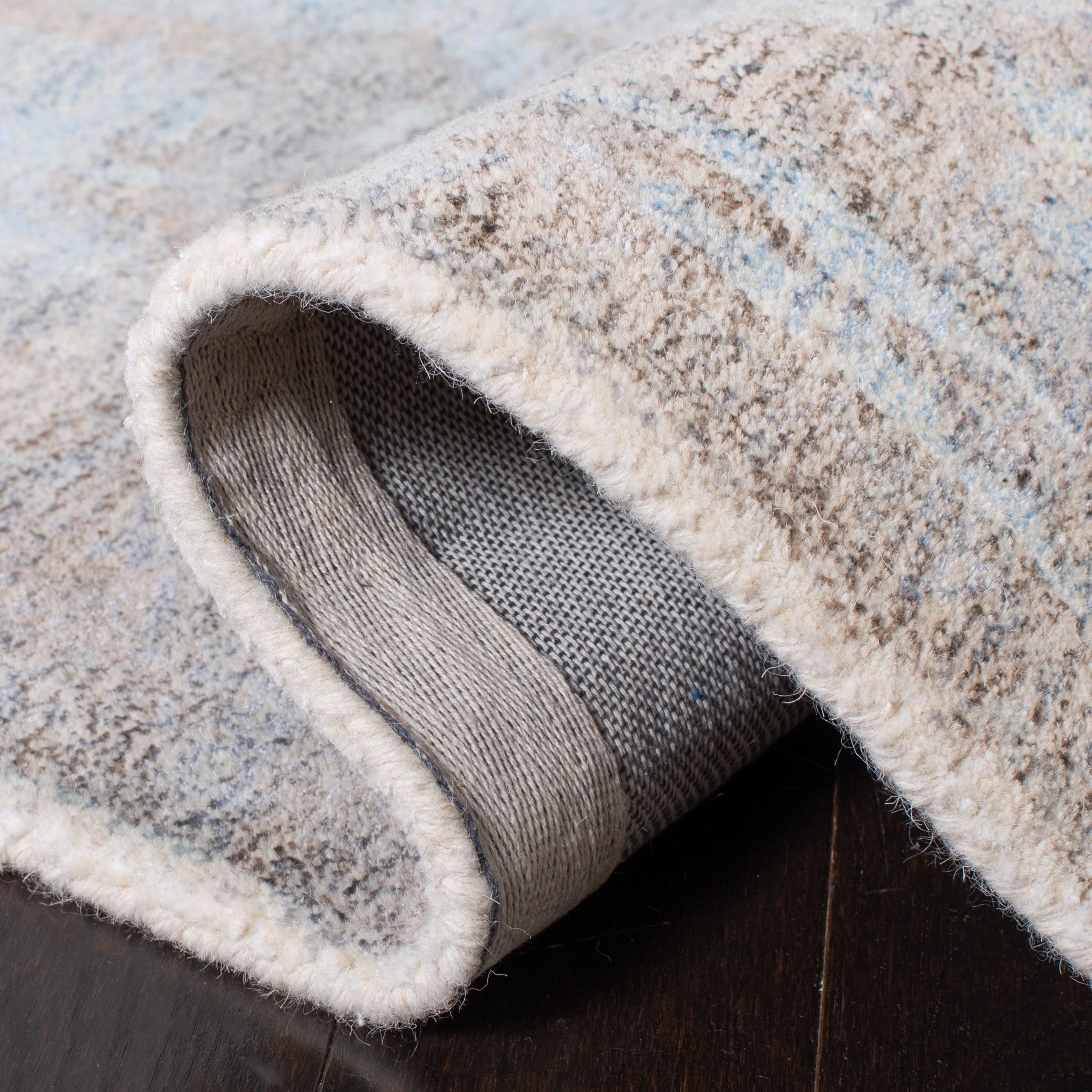 Restoration Vintage RVT113 Hand Tufted Area Rug - Grey/Blue - 3'x5' - Safavieh.