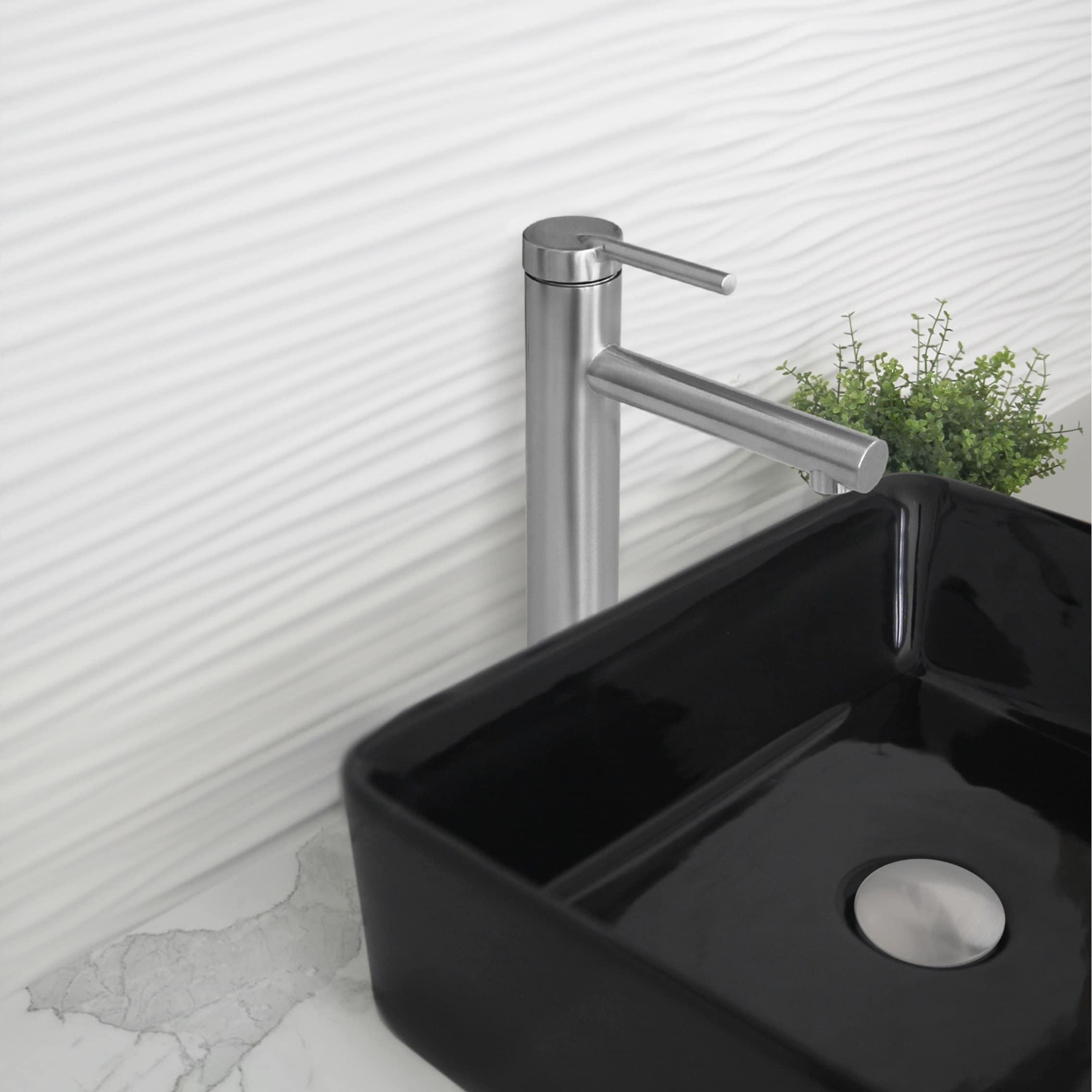 Stylish Aura Carol One-Handle Vessel Bathroom Faucet