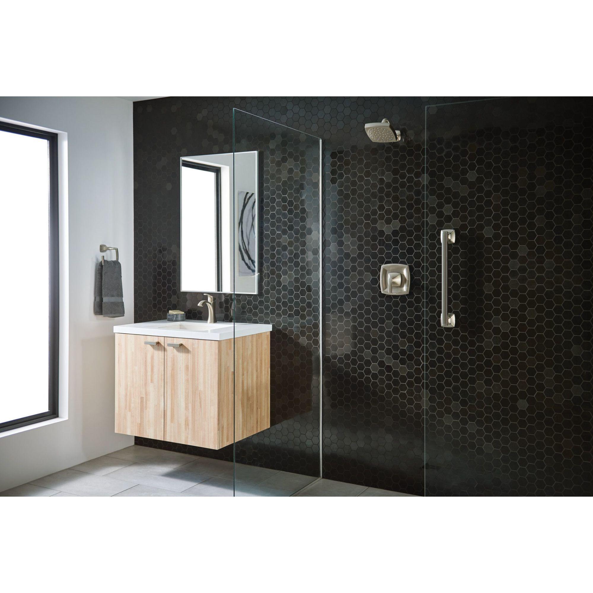 Moen Voss Stainless Steel Transitional Bathroom Grab Bar