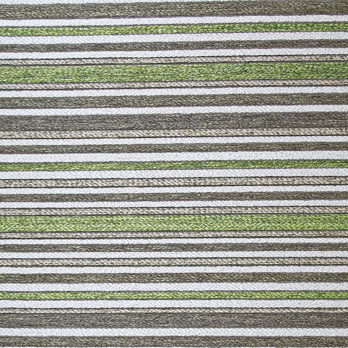 Couristan Cape Brockton Indoor / Outdoor Area Rug, Hunter Green-Brown, 2'3" x 7'10" Runner