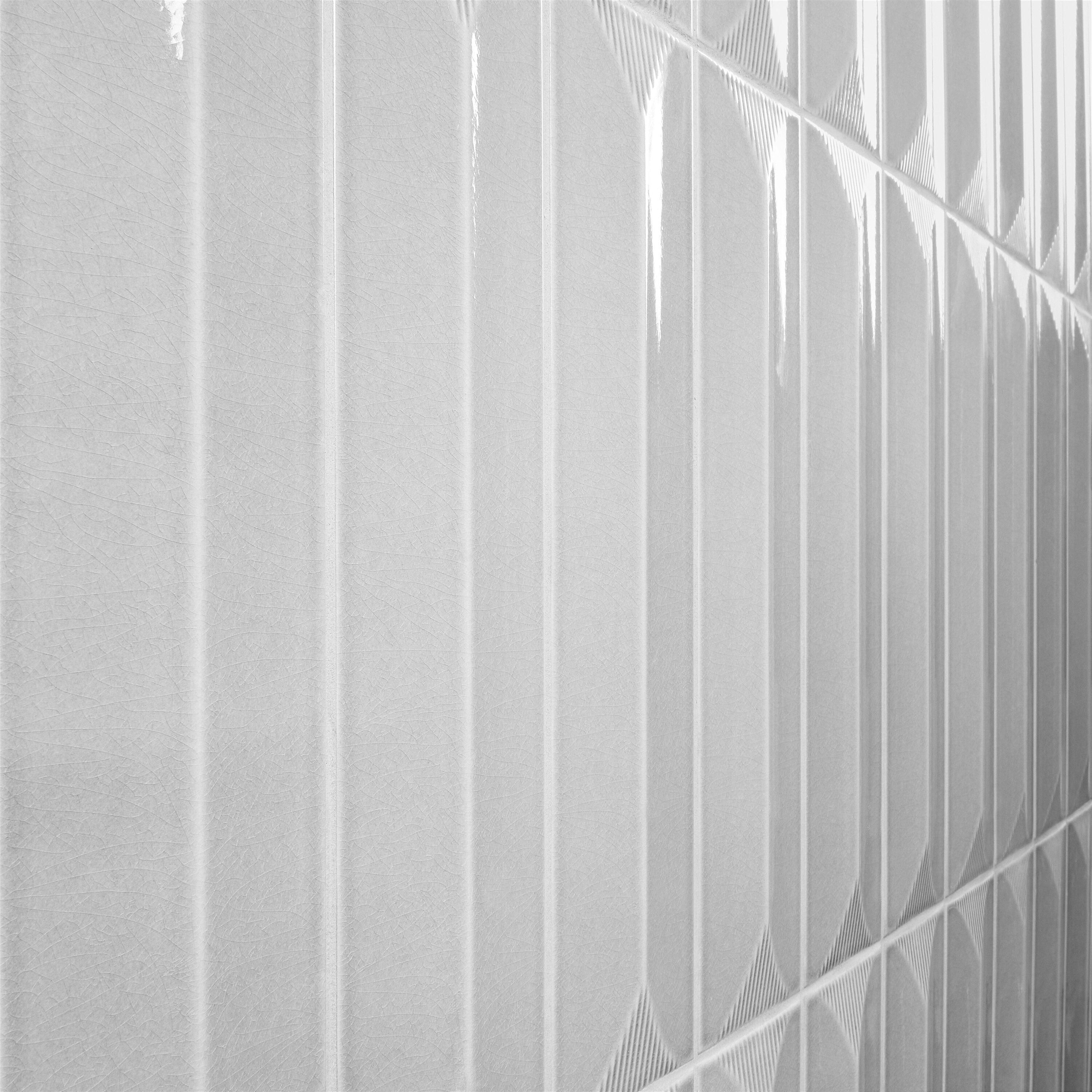 Radiant Inflex 4.43'' W x 17.62'' L Crackled Ceramic Subway Wall Tile (6.53 Sq. Ft. / Case)