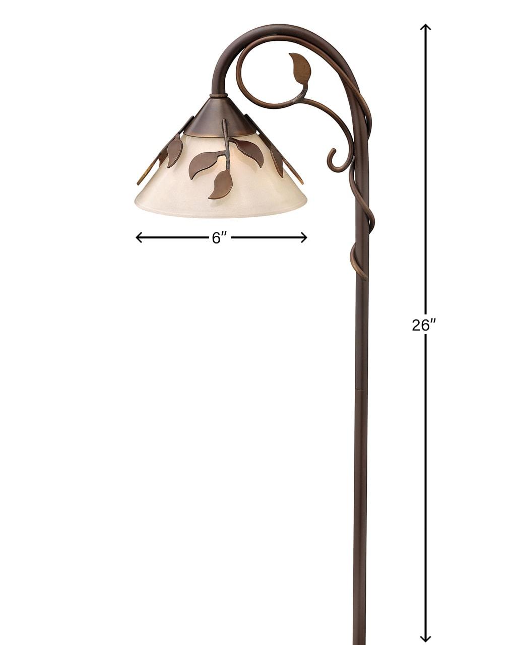 Ivy Copper Bronze Low Voltage Metal Pathway Light