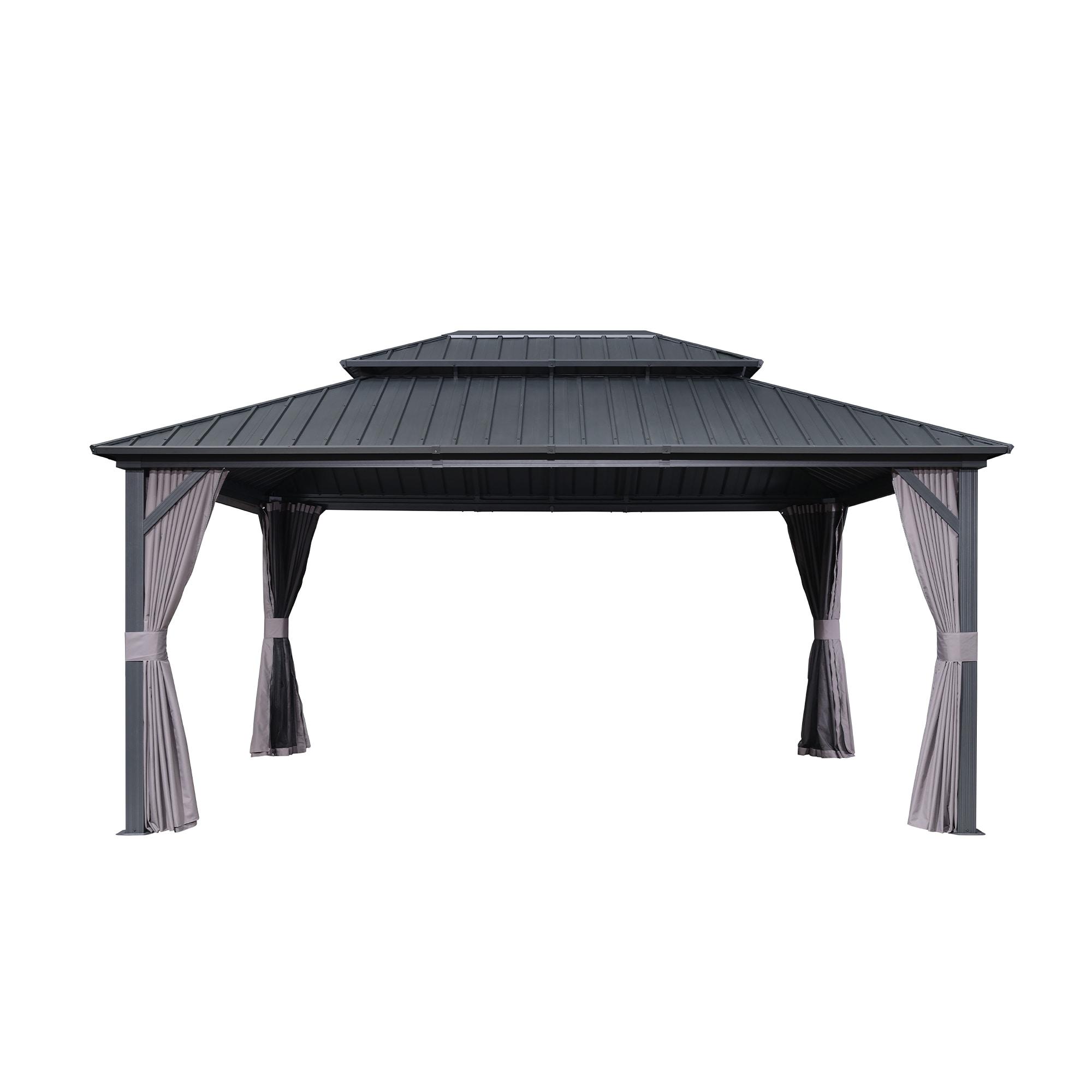 Purple Leaf Aluminum Patio Gazebo