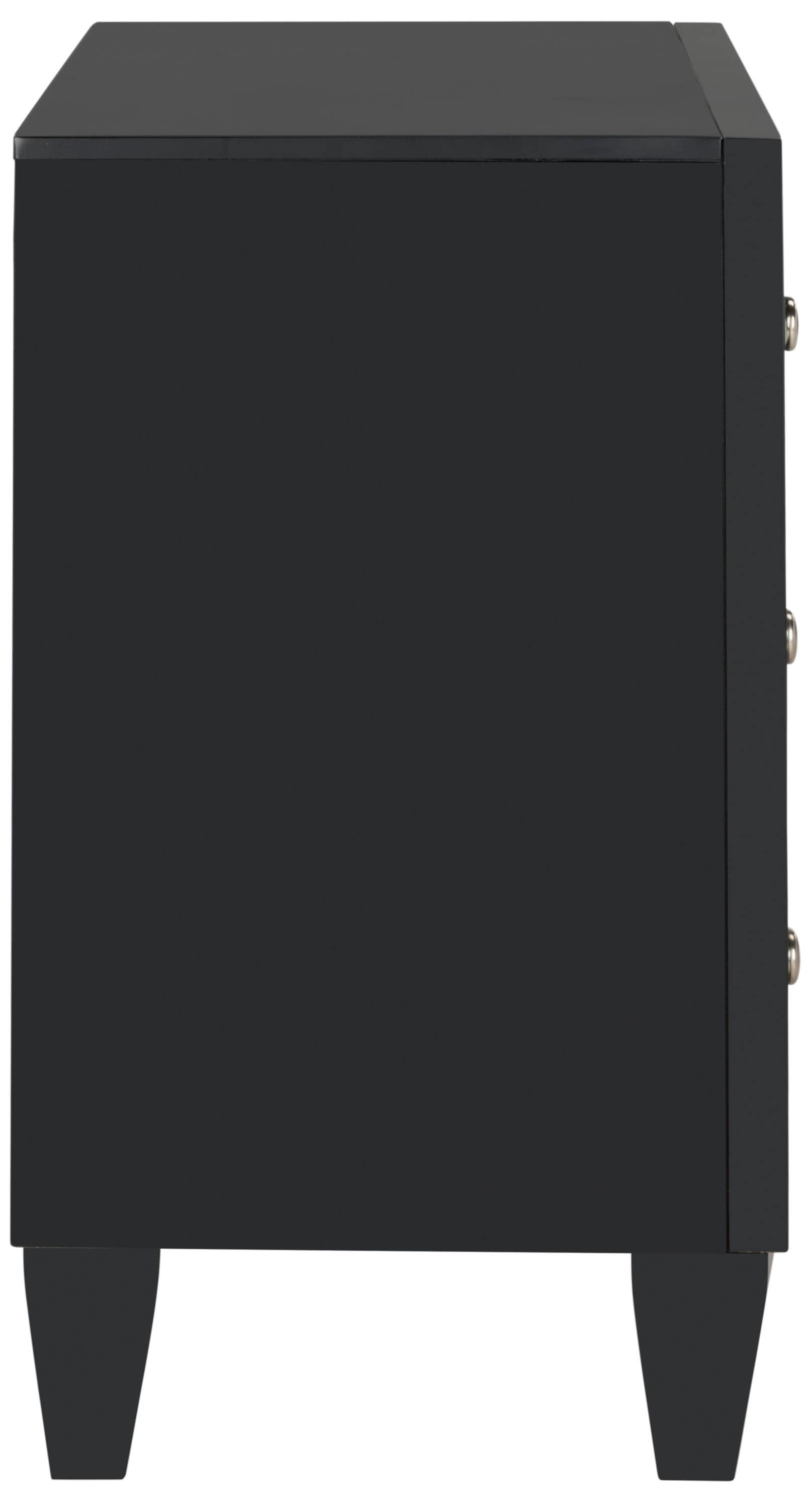 Marlon 3 Drawer Chest - CHS9202 - Black - Safavieh