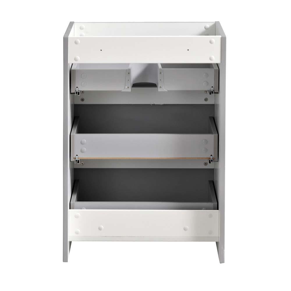 Lazzaro 24" Freestanding Single Modern Bathroom Cabinet - Cabinet Only (Top and Sink Not Included)