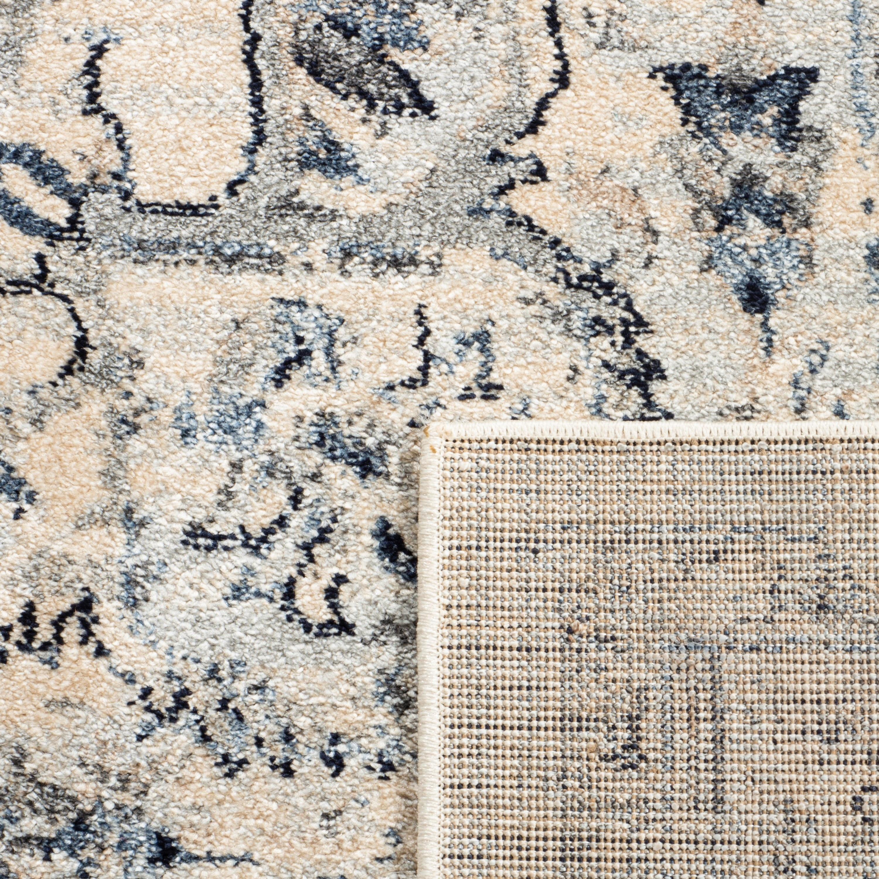 Charleston CHL411 Loomed Indoor Area Rug - Ivory/Light Blue - 5'3"x7'6" - Safavieh