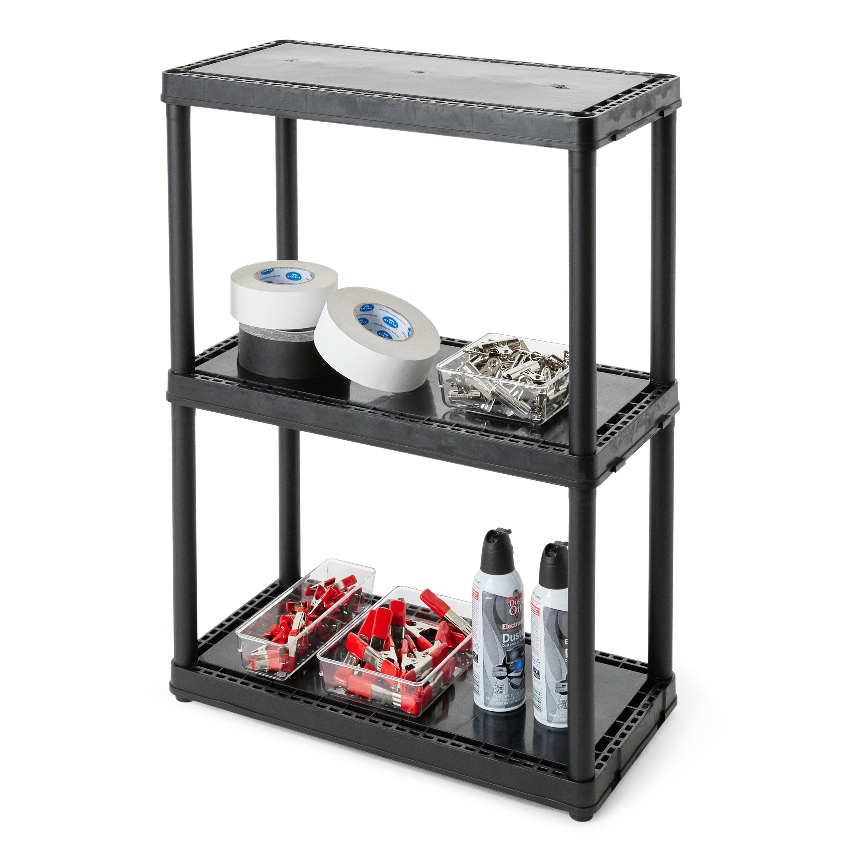 Gracious Living Storage 24'' W Plastic Shelving Unit