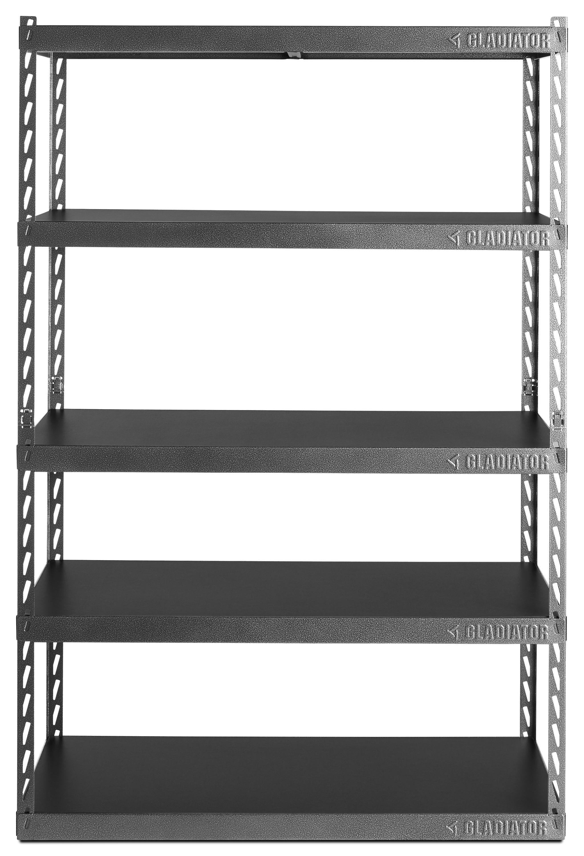 Gladiator® 48" Wide EZ Connect Rack With Five Deep Shelves