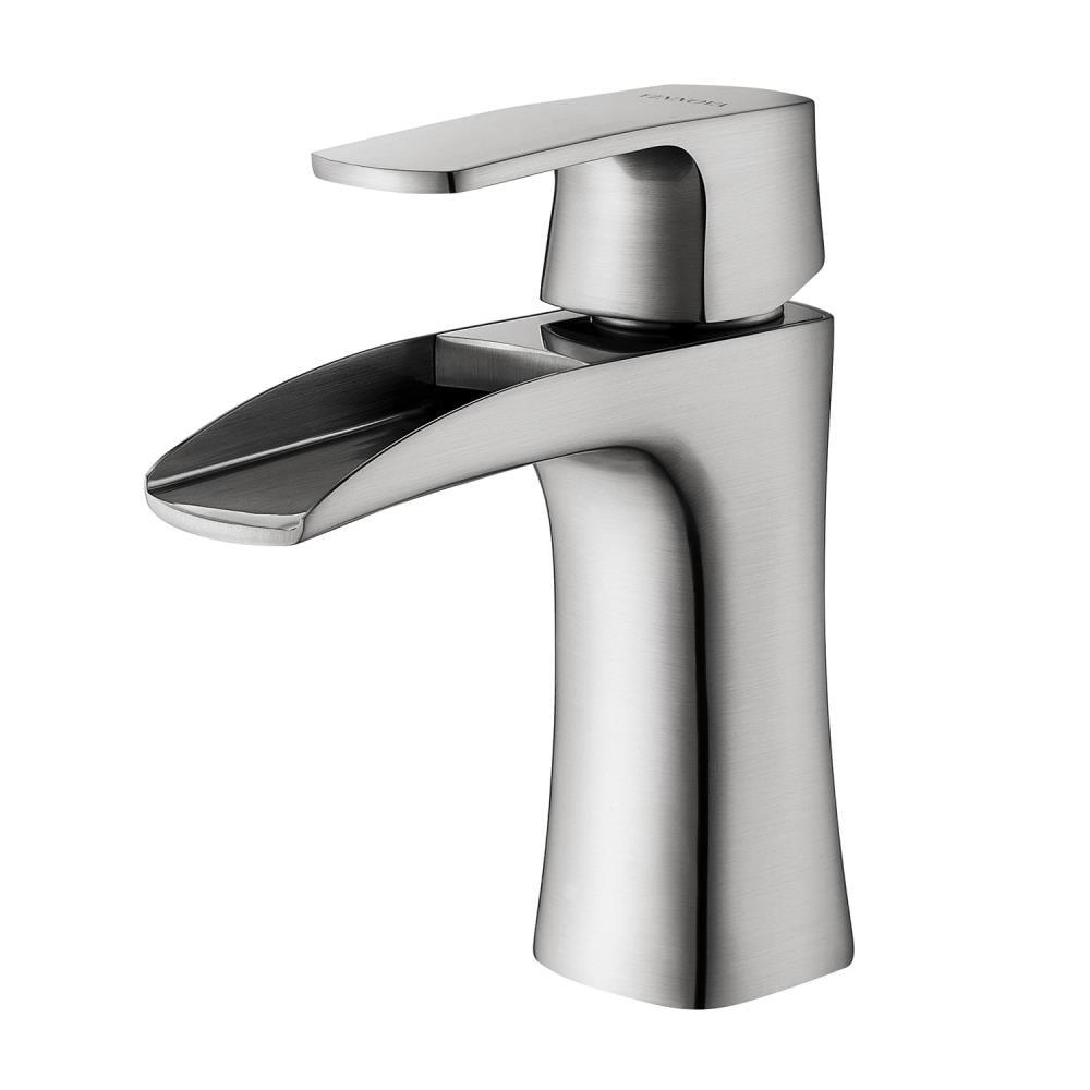 Vinnova Alessandra Single-Lever Vessel Bathroom Faucet in Satin Nickel