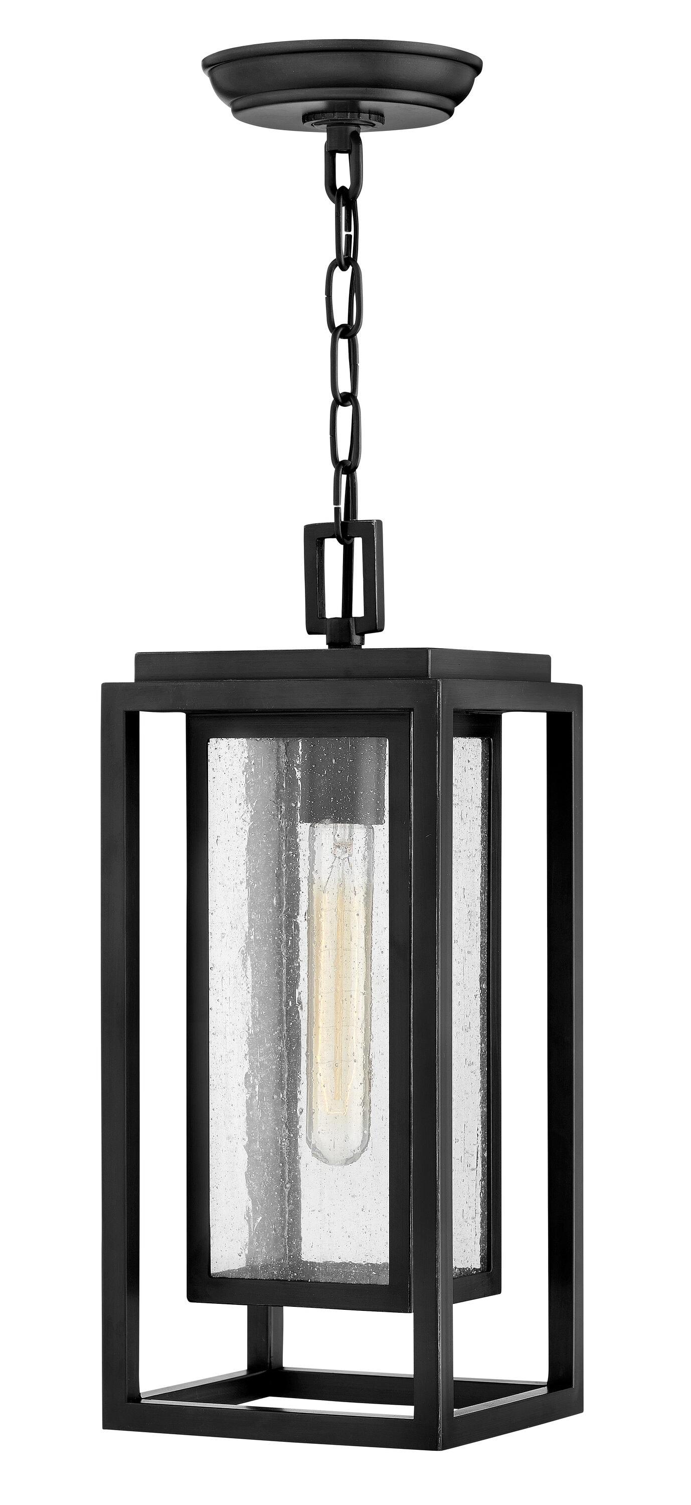 Hinkley Lighting 1002-Lv Republic 7" Wide Led Outdoor Mini Pendant - Black