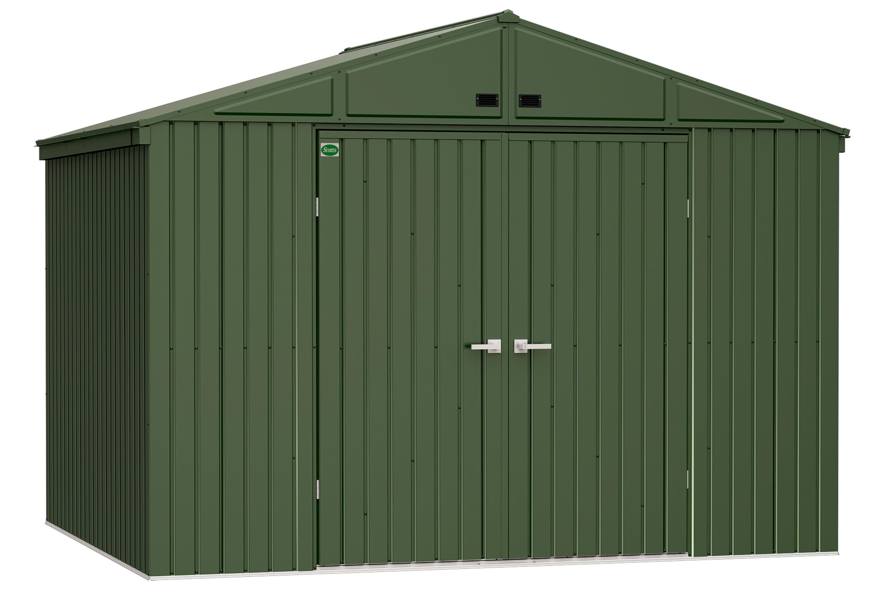 Scotts Lawn Care Storage Shed, 10x8, Green