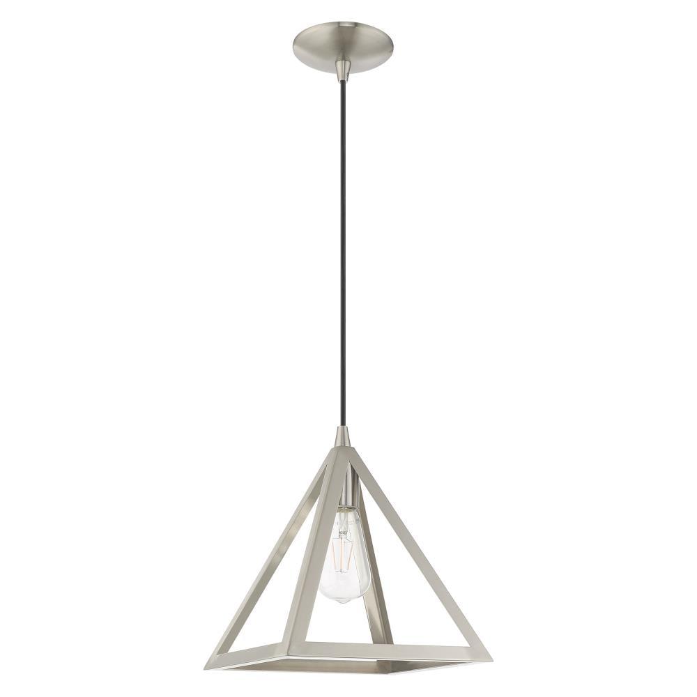 Livex Lighting Pinnacle 1 - Light Pendant in  Brushed Nickel