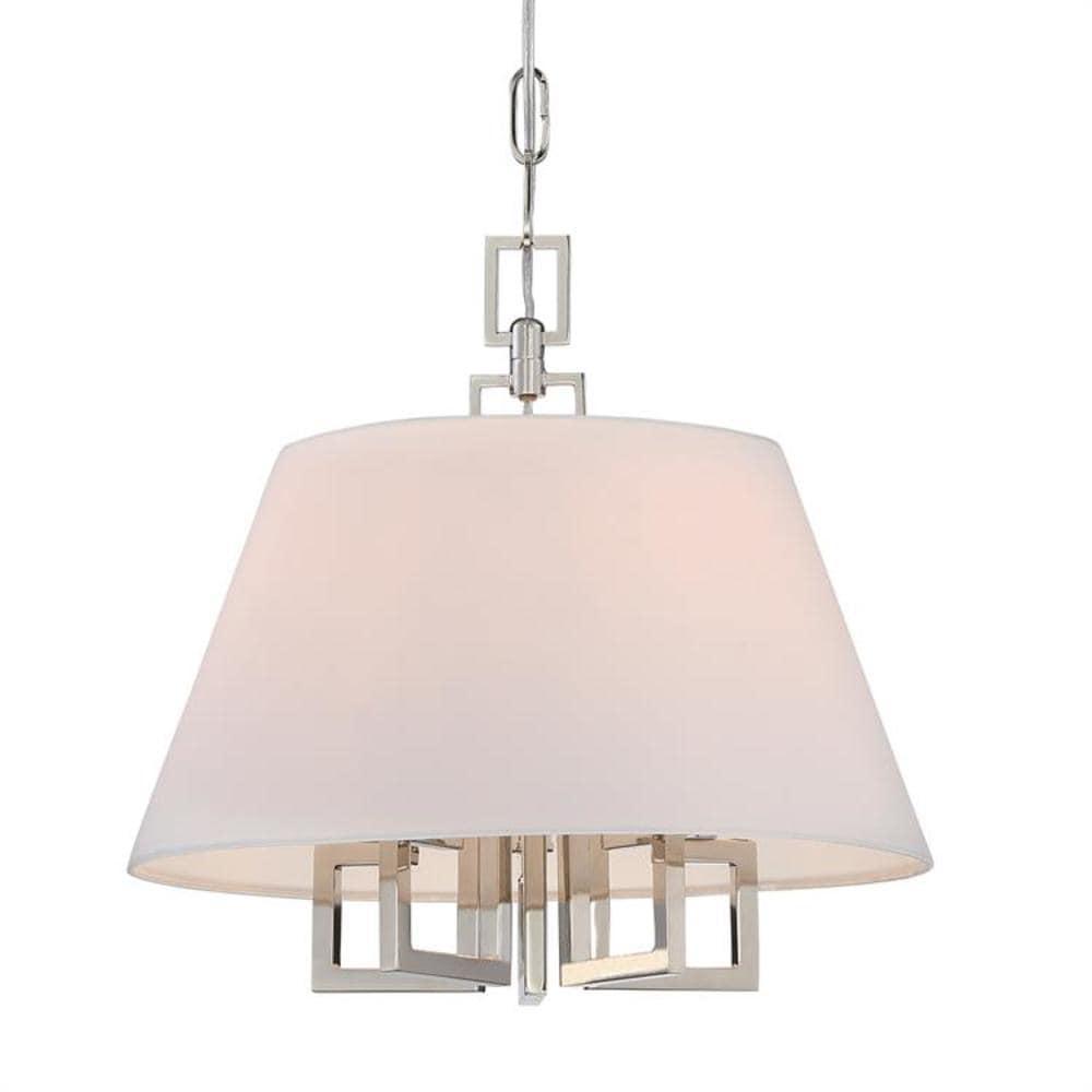 Crystorama Lighting Westwood 5 - Light Chandelier in  Polished Nickel