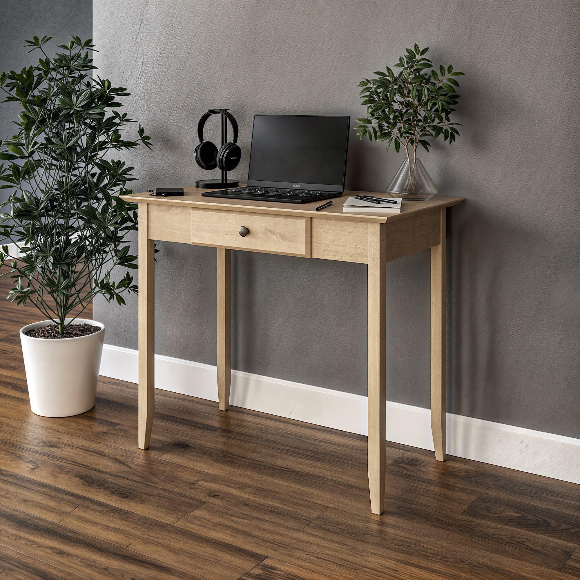 Camaflexi Shaker 36-in Brown Mission/Shaker Pine Writing desk