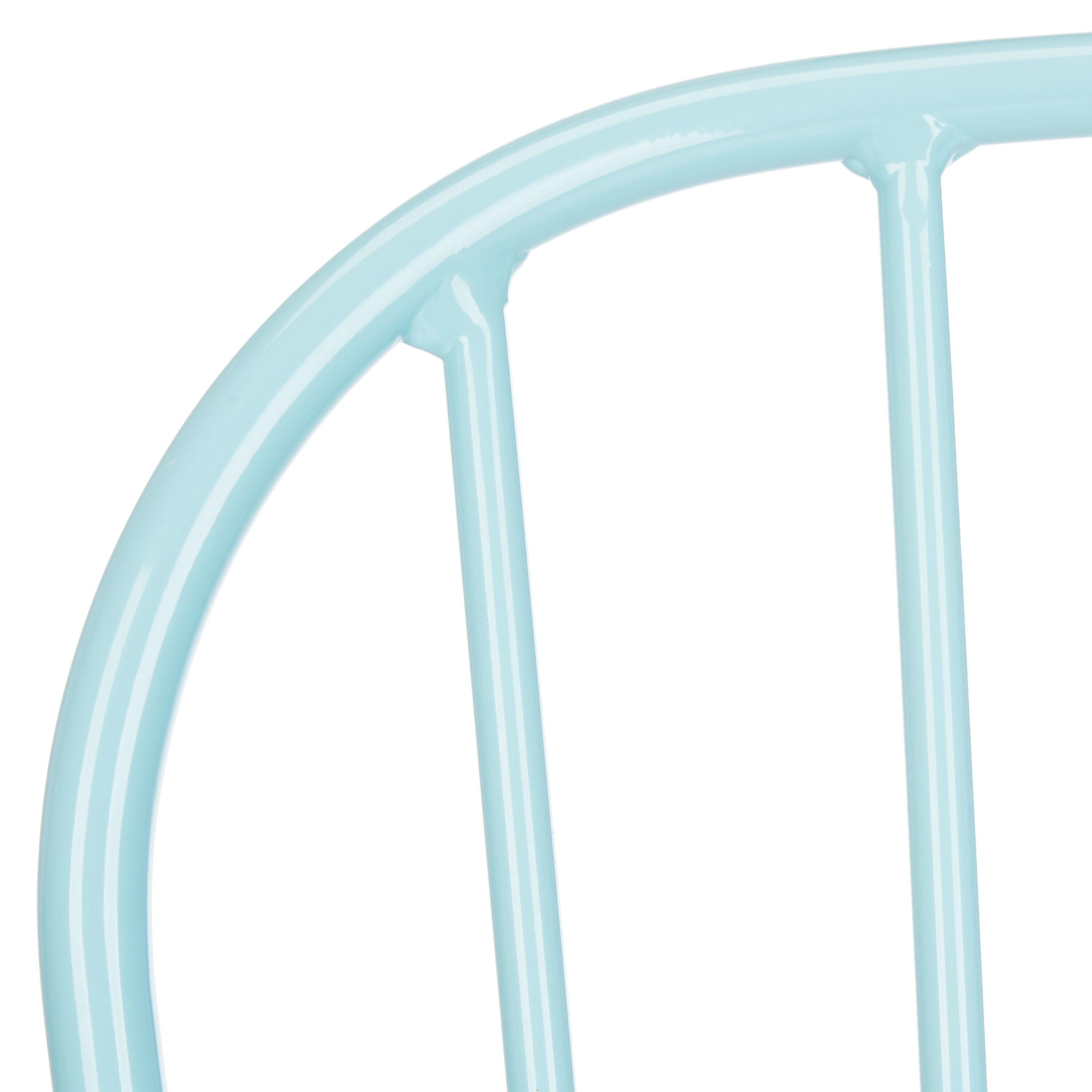 SAFAVIEH Everleigh Outdoor Patio Side Chair, Baby Blue, Set of 2