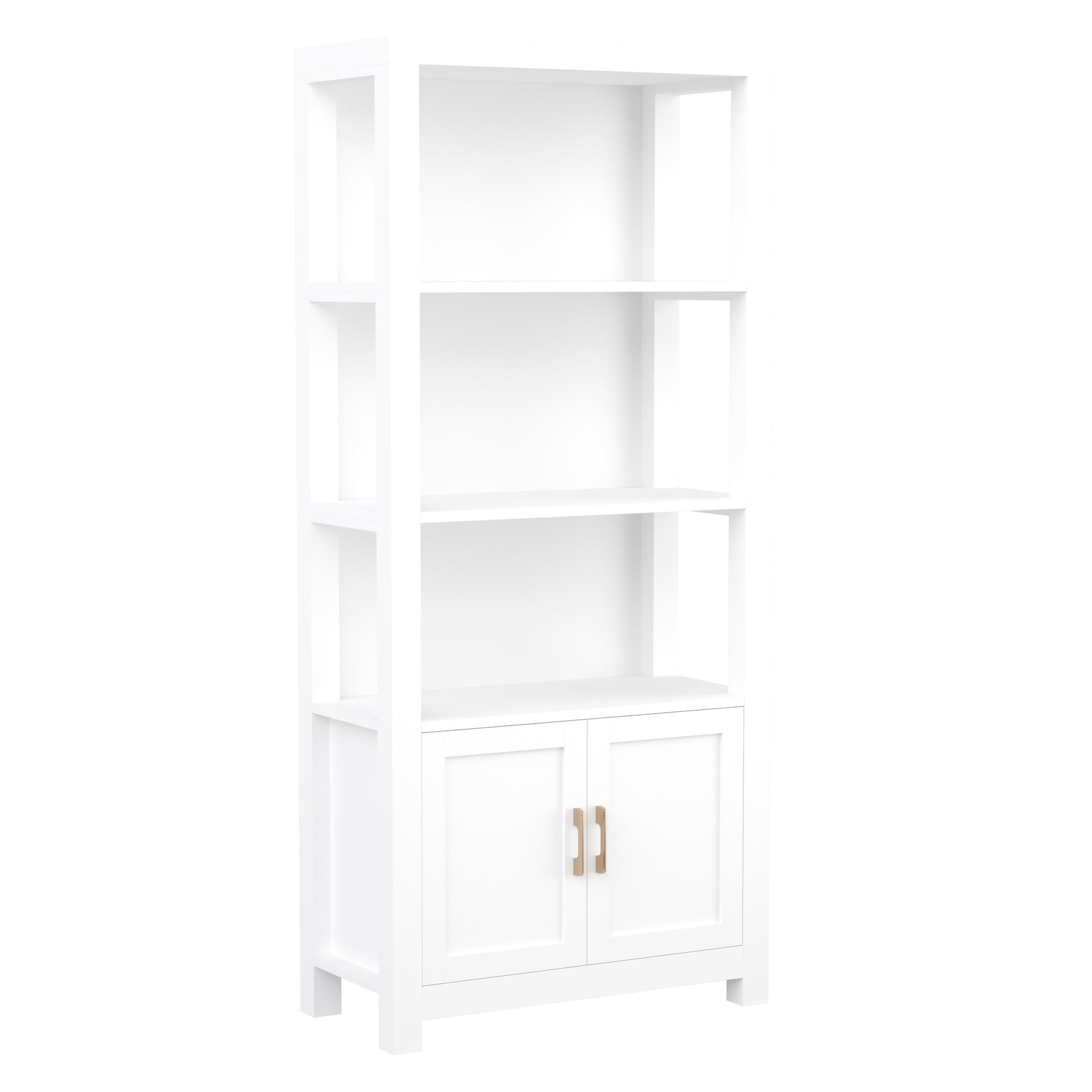 Teague Martha Stewart 68" Shaker Bookcase with Storage Cabinet