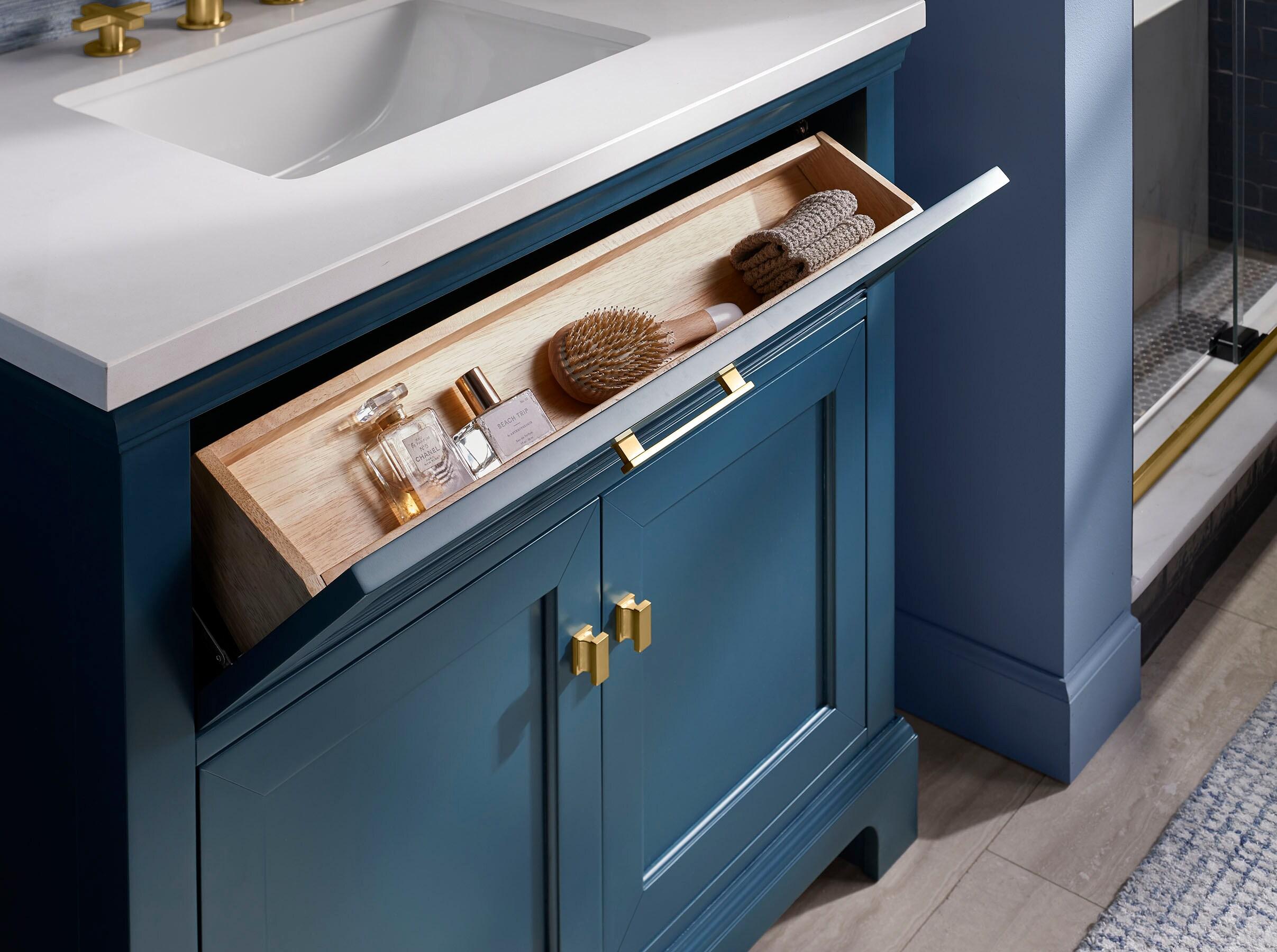 Charlemont 48 In. Bathroom Vanity Cabinet With Sink And Quartz Top