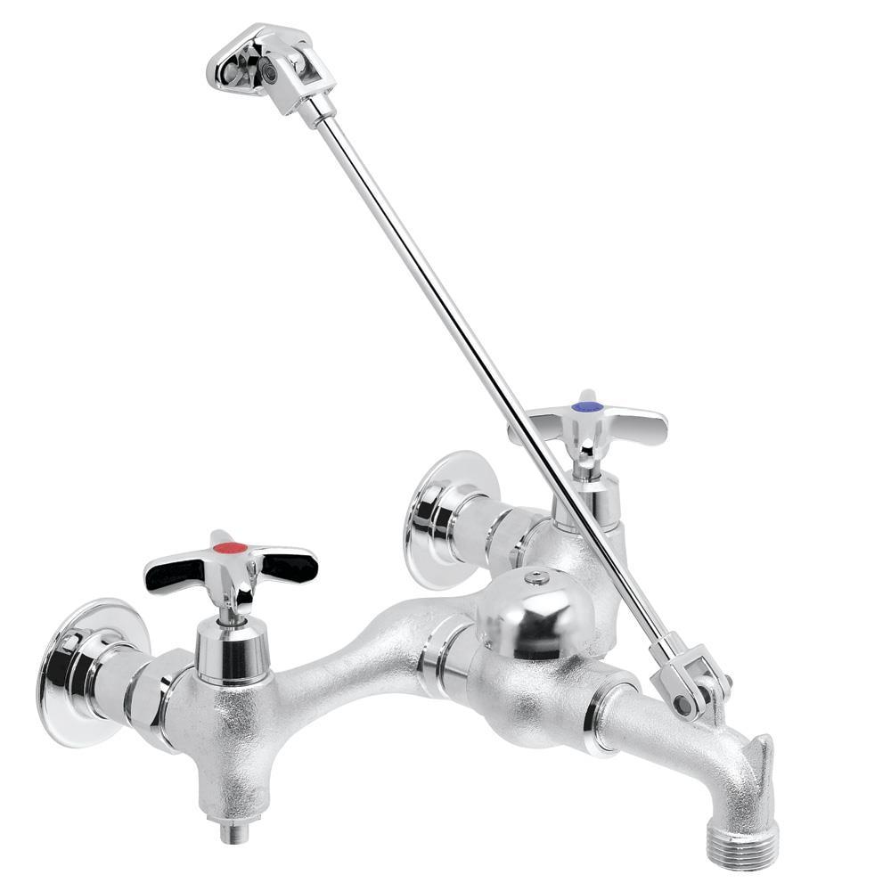 Commander Chrome Service Sink Faucet with 5-Year Warranty