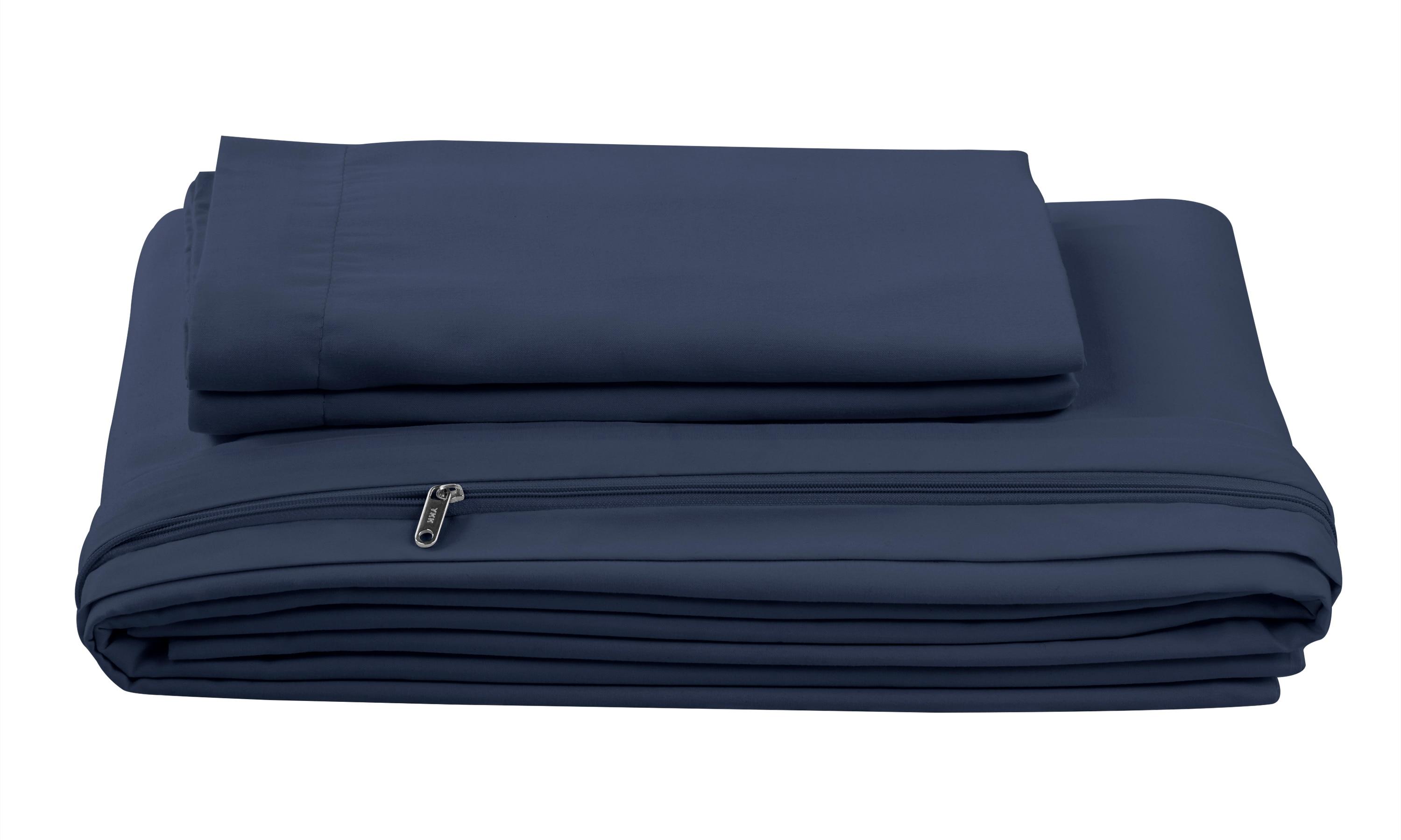 Ienjoy Home Home 3-Piece Navy Full/Queen Duvet Cover Set