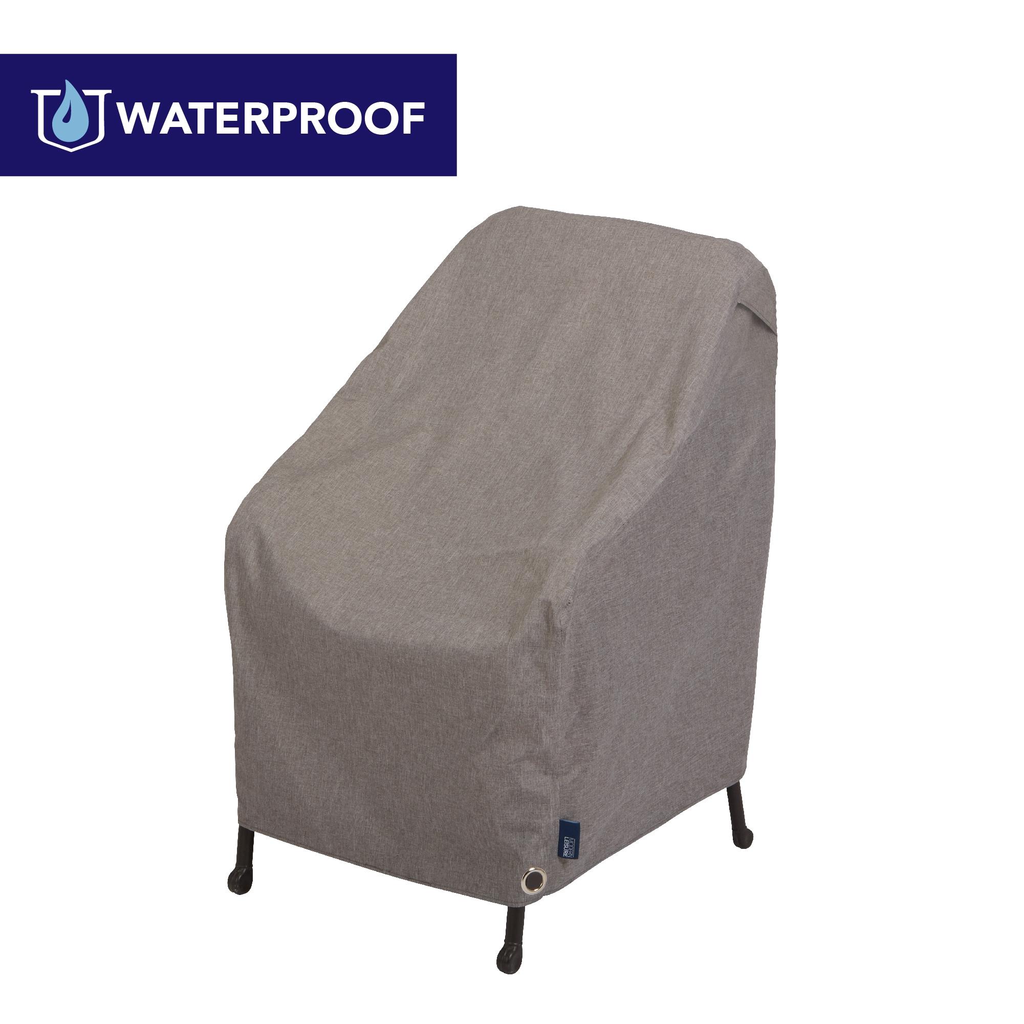 Modern Leisure Garrison Waterproof Outdoor Patio Chair Cover, 27"L x 34"W x 31"H, Gray