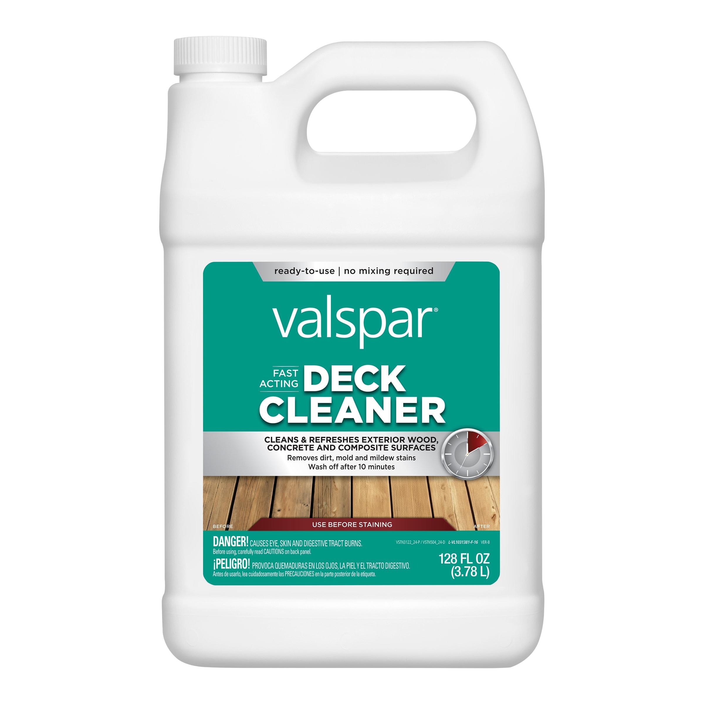 Valspar Fast Acting Deck Cleaner, 1 Gallon