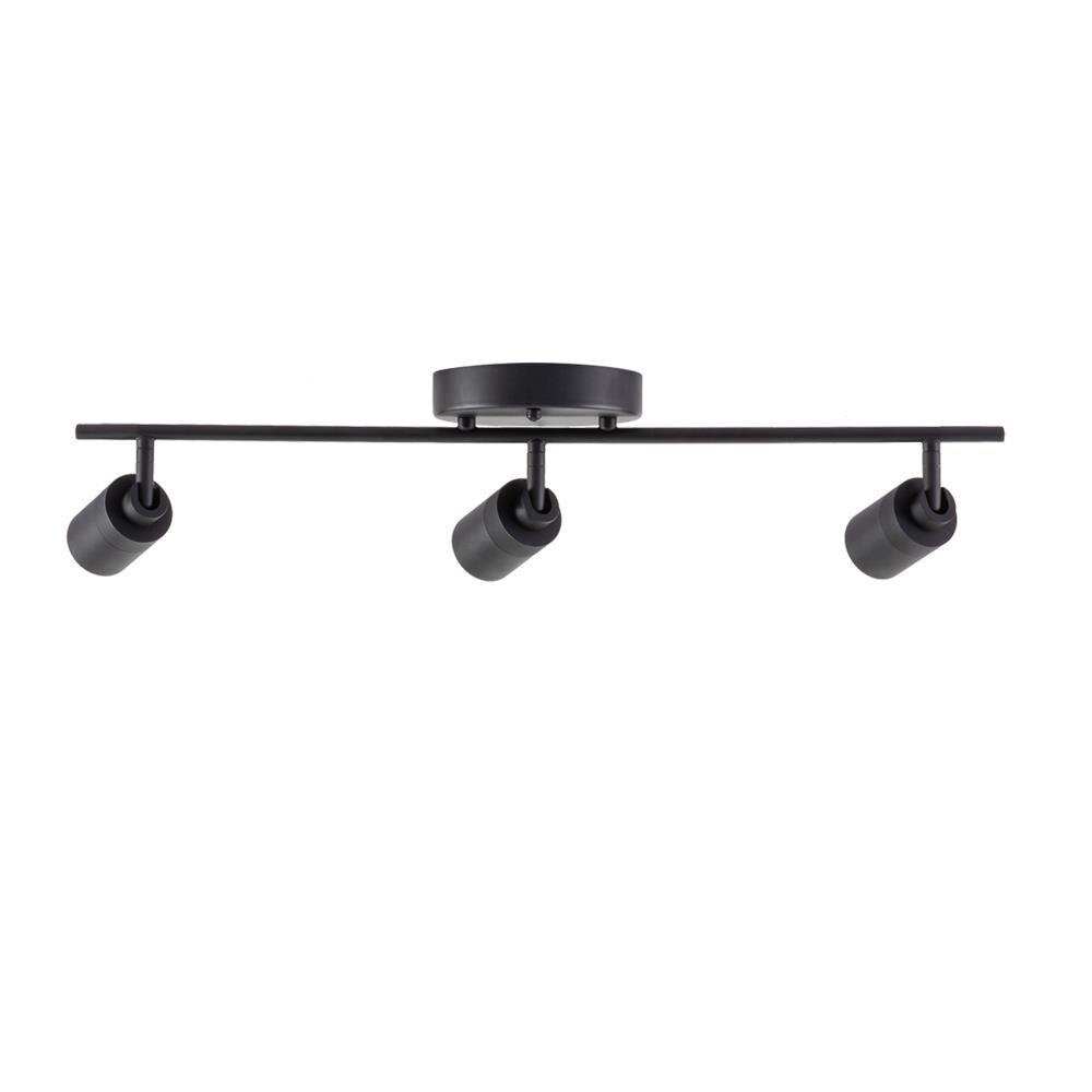 Vidalite Shura 3-Light Integrated LED Track Light with Rotatable Heads, 2 ft. Fixed Track Lighting Kit, 3000k, 1470 Lumens