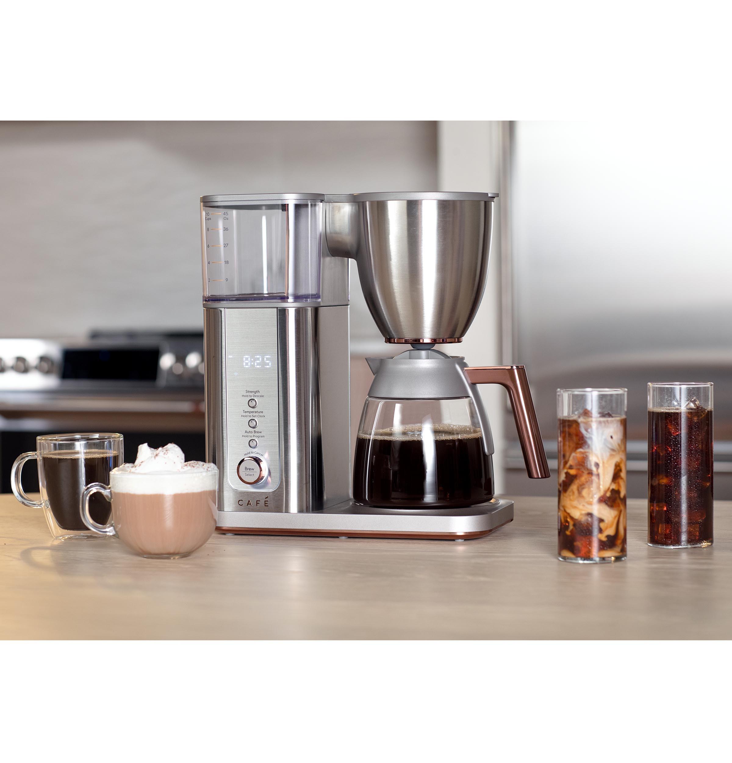 Café C7CDABS2RS3 Café 10-Cup Specialty Drip Coffee Maker with Glass Carafe