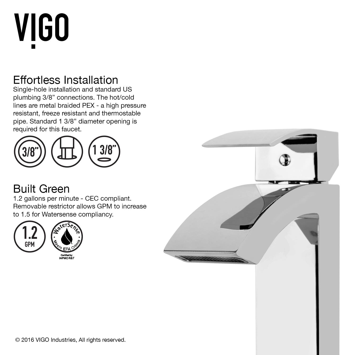 Satro 7" H Single Handle Single Hole Bathroom Faucet