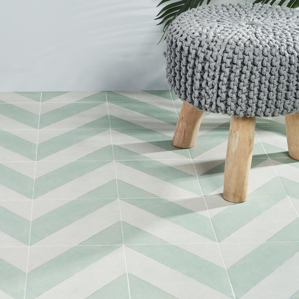 Ava Diagonal 9" x 9" Porcelain Tile (10.76 sq. ft./ Case)