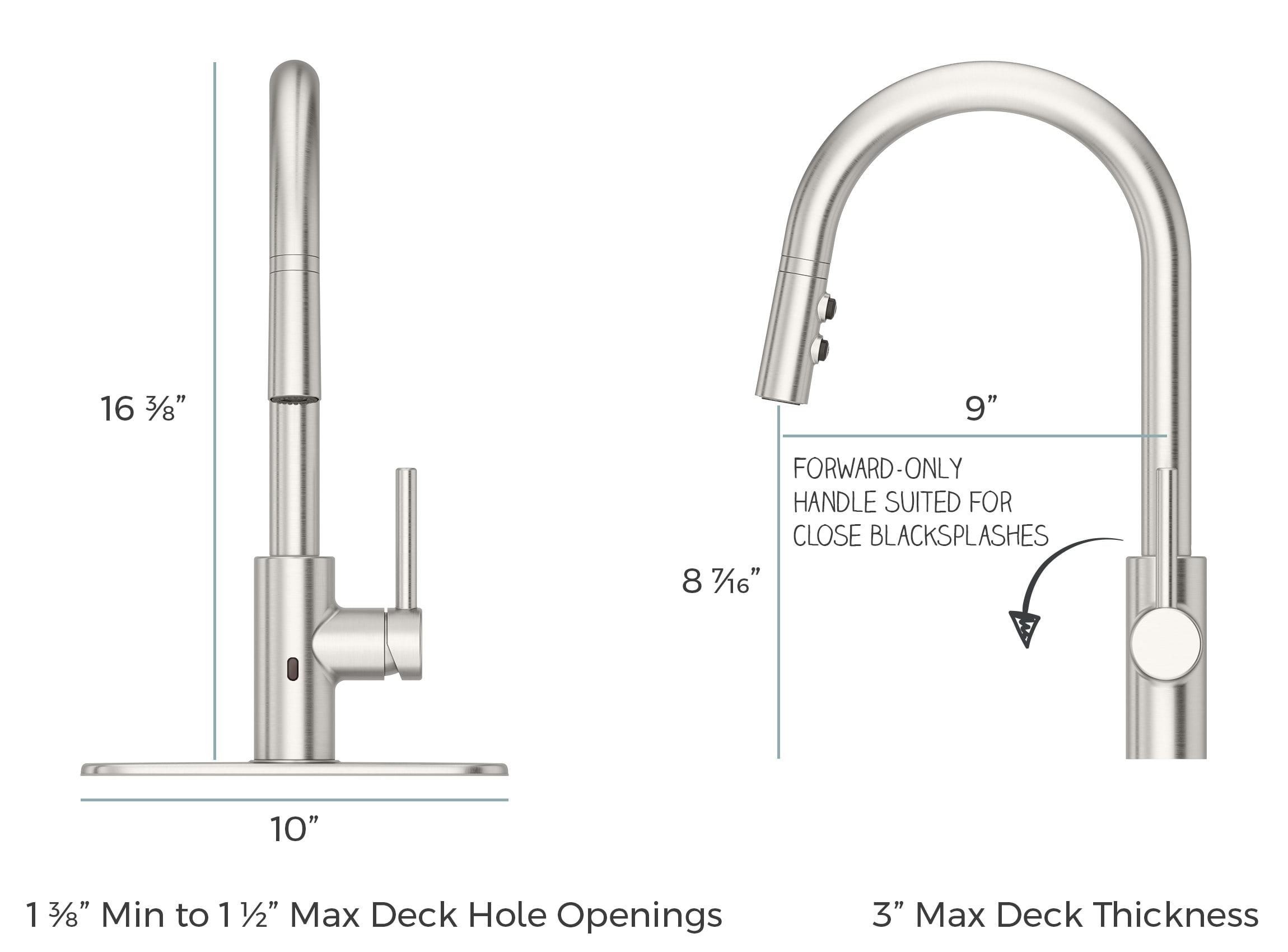 Stellen Pull Down Touchless Single Handle Kitchen Faucet