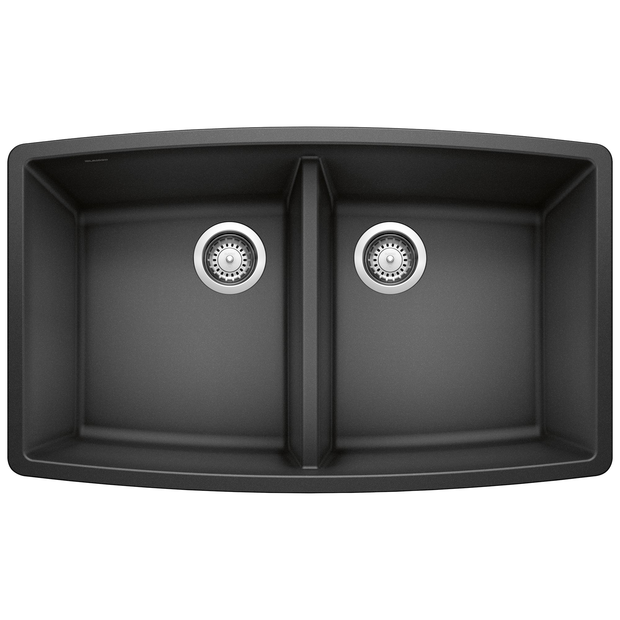 Performa SILGRANIT 33" L x 19" W Double Bowl Undermount Kitchen Sink