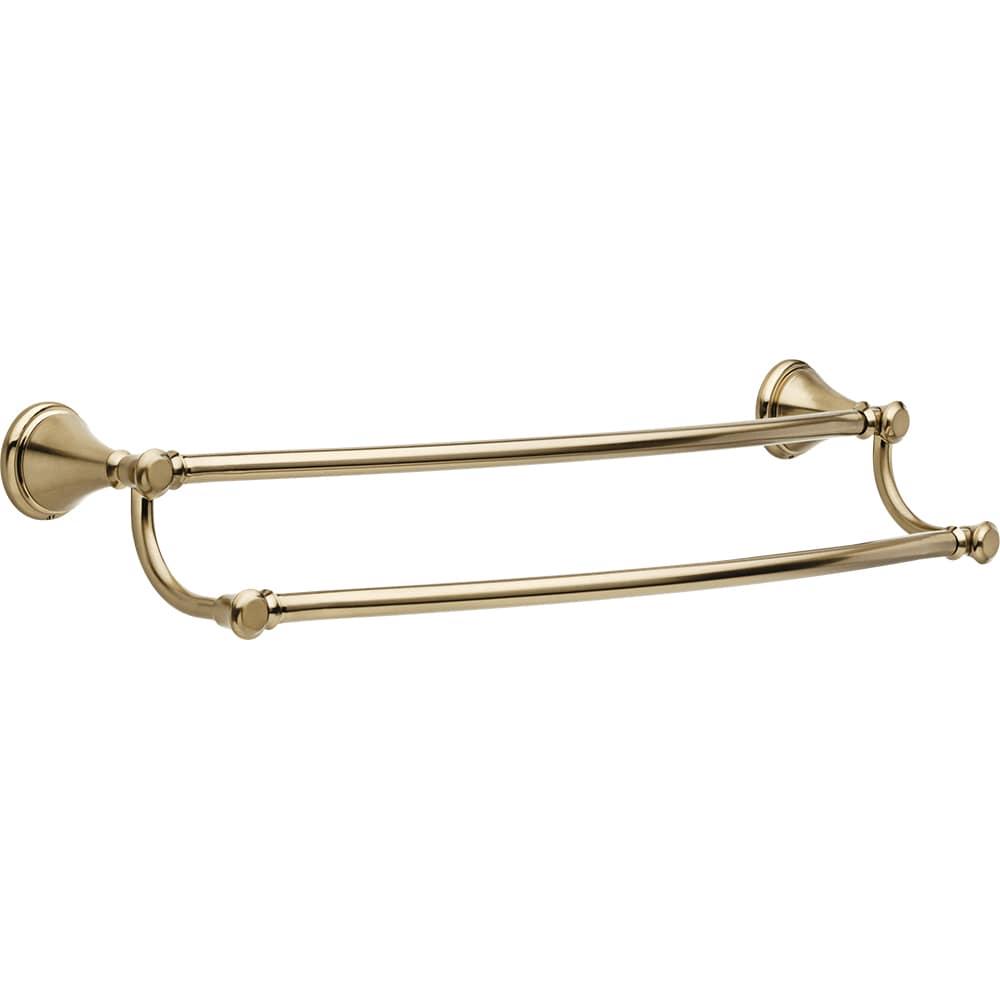 Cassidy 24 in. Wall Mount Double Towel Bar Bath Hardware Accessory