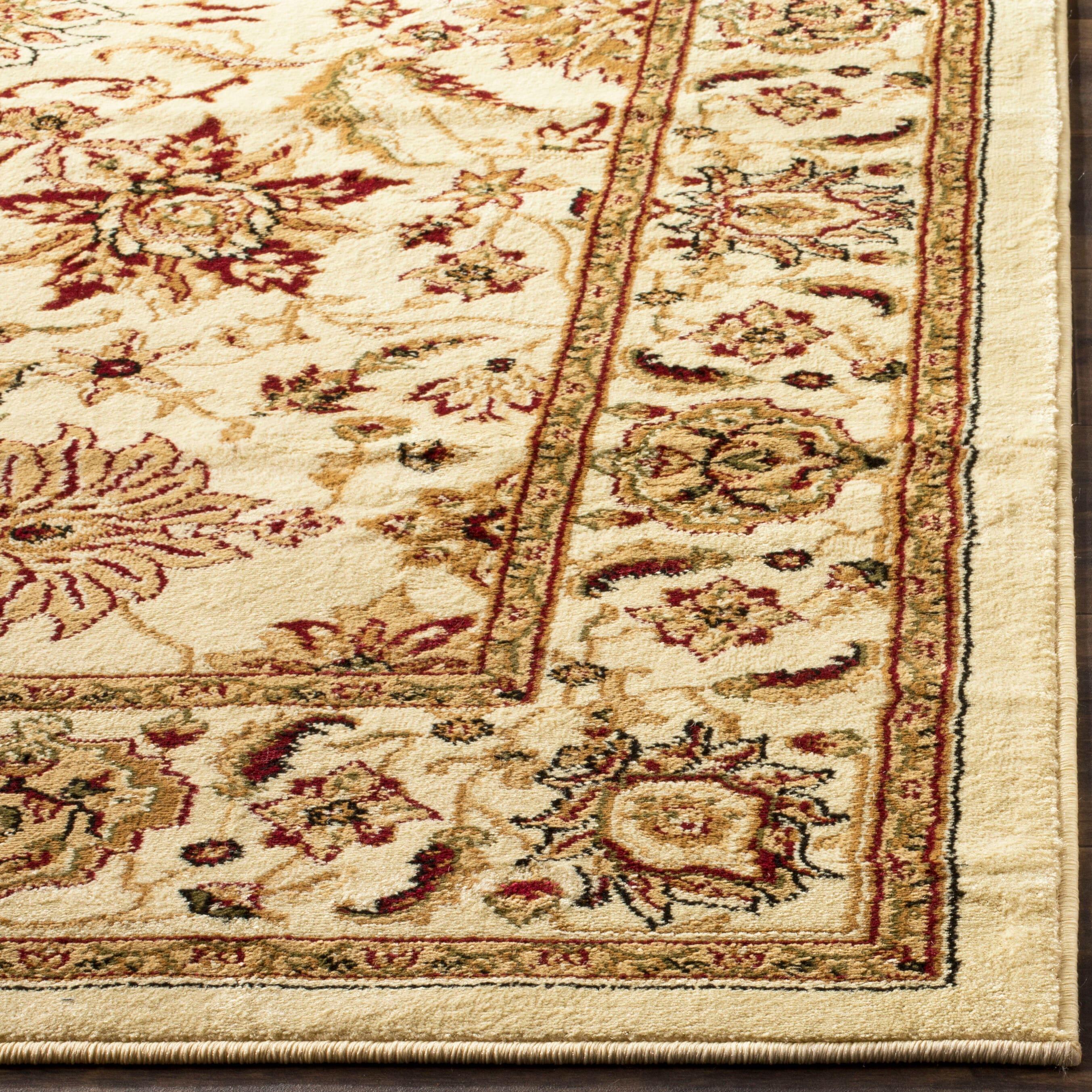 Lyndhurst LNH216 Power Loomed Area Rug - Ivory/Ivory - 4'x6' - Safavieh.