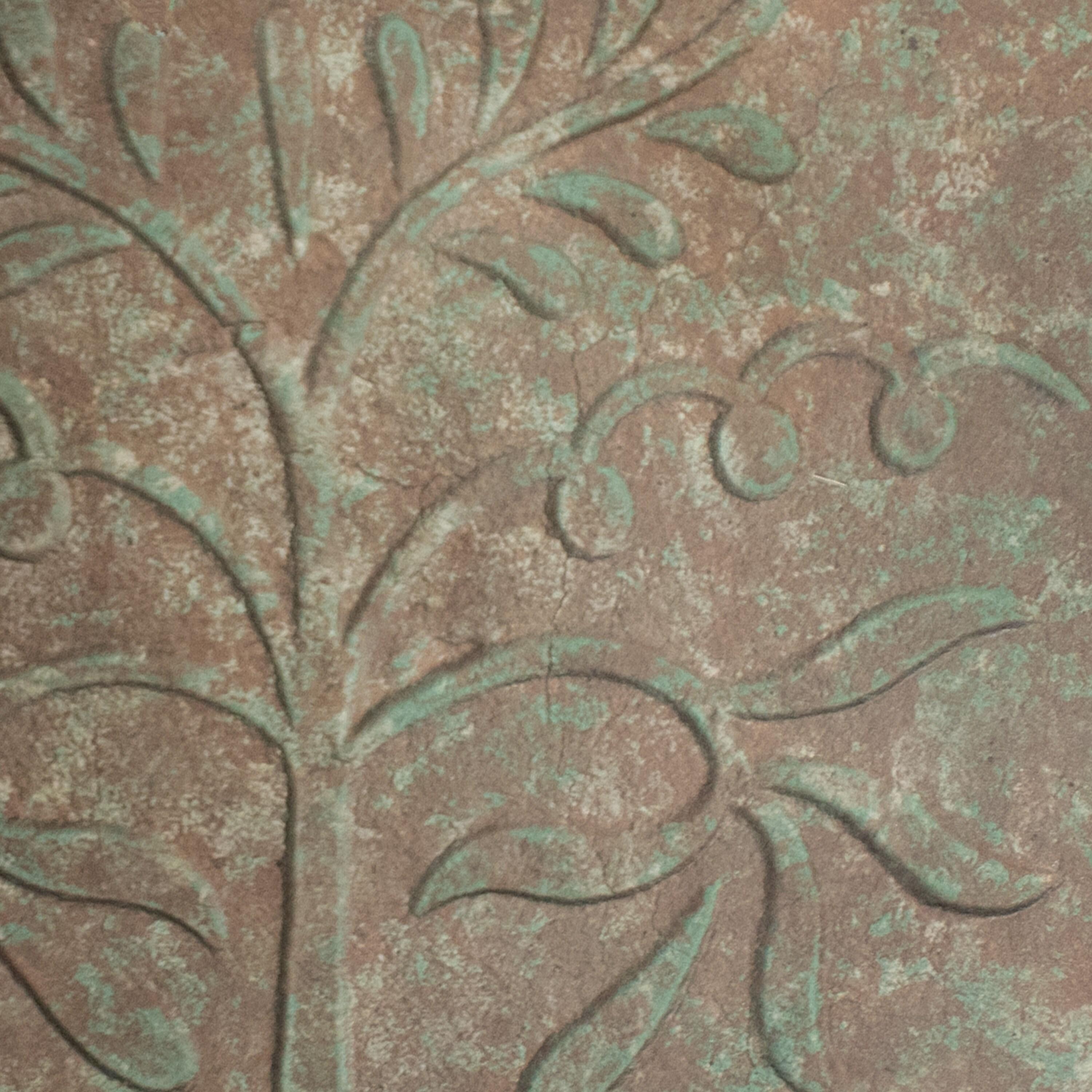 SunnyDaze Decor Ivy and Sage Freestanding Cast Aluminum Outdoor Bird Bath - Rustic Patina