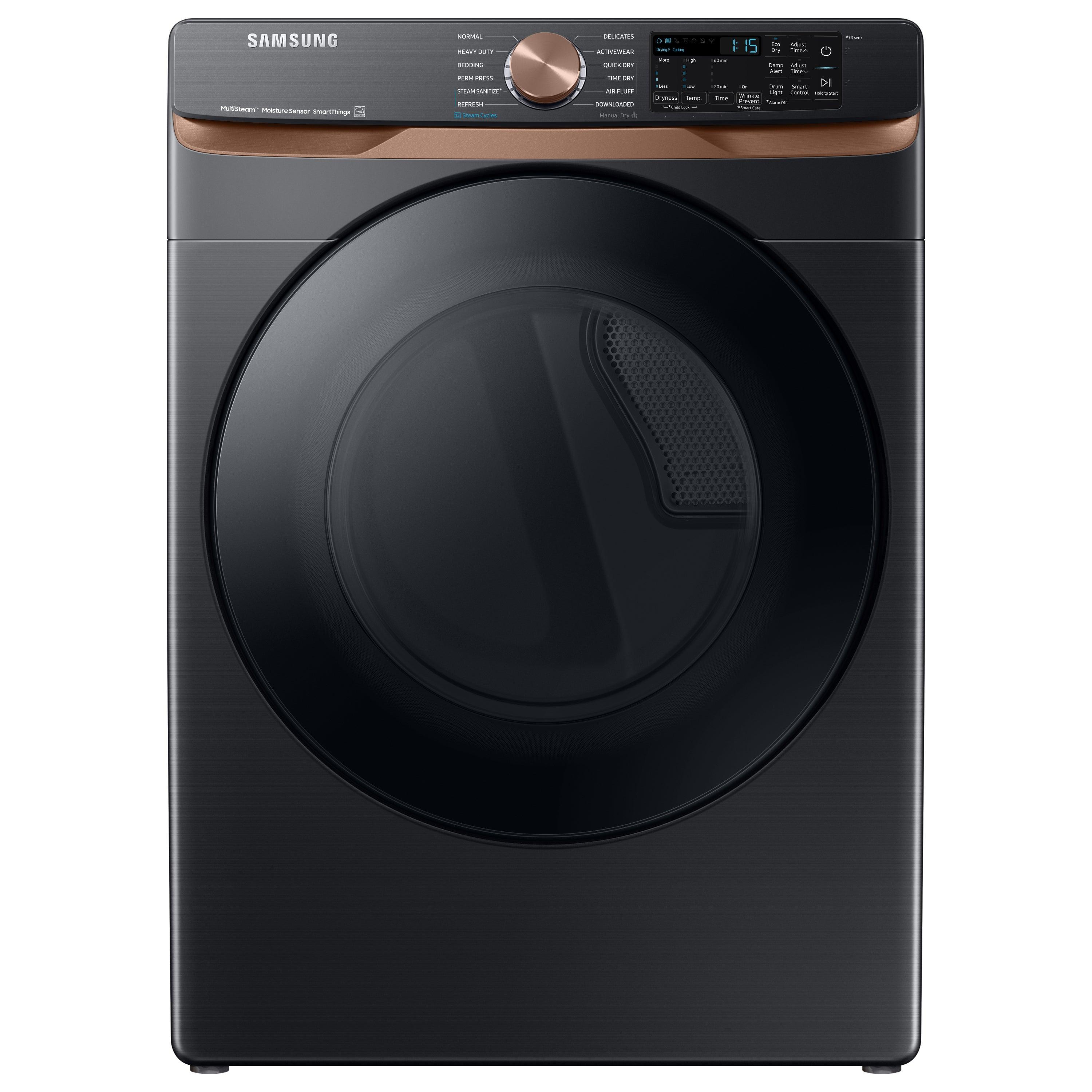 Samsung 7.5 cu. ft. Smart Electric Dryer with Steam Sanitize+ and Sensor Dry