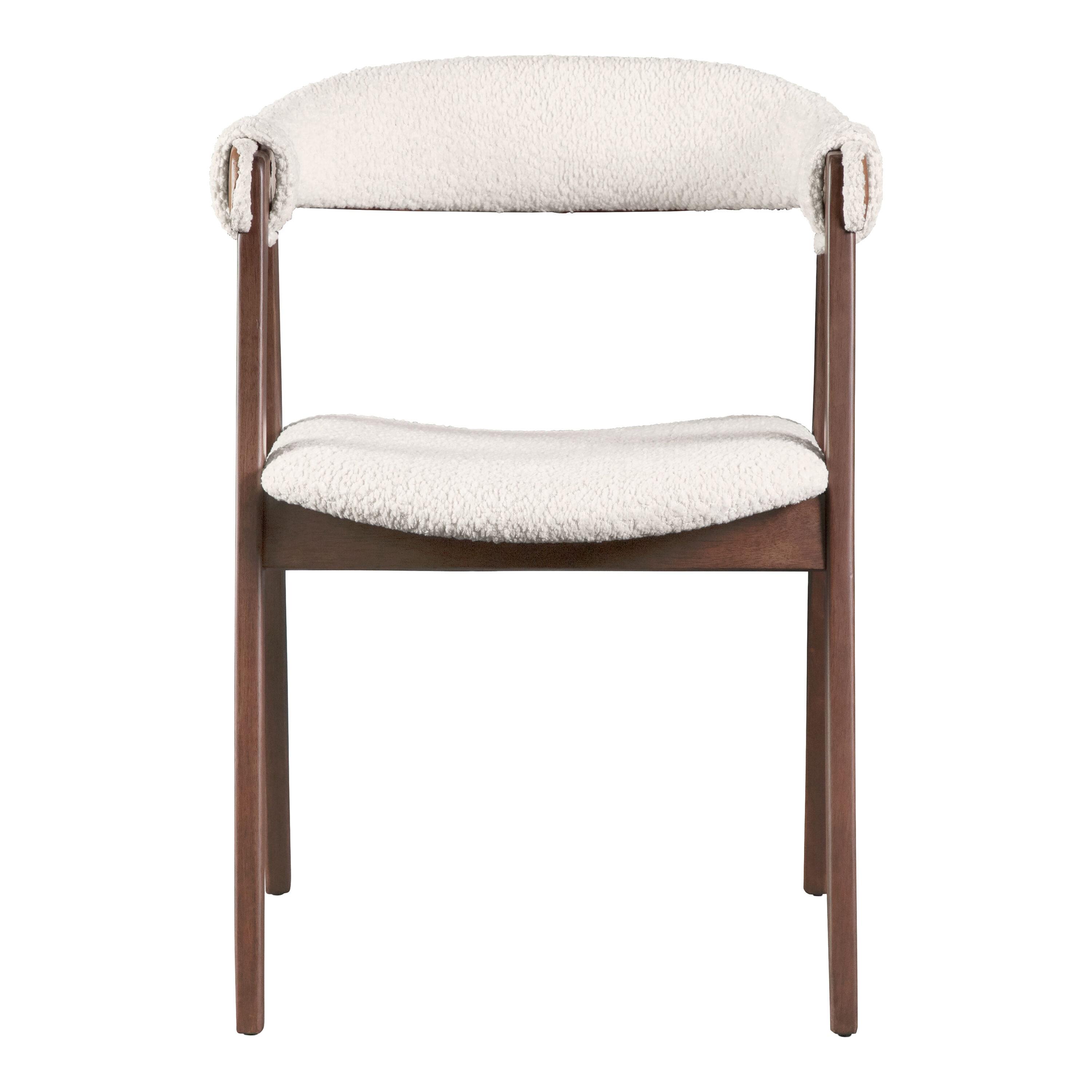 HOMES: Inside + Out 5pc Pearlcrest Mid-Century Modern Dining Table Walnut